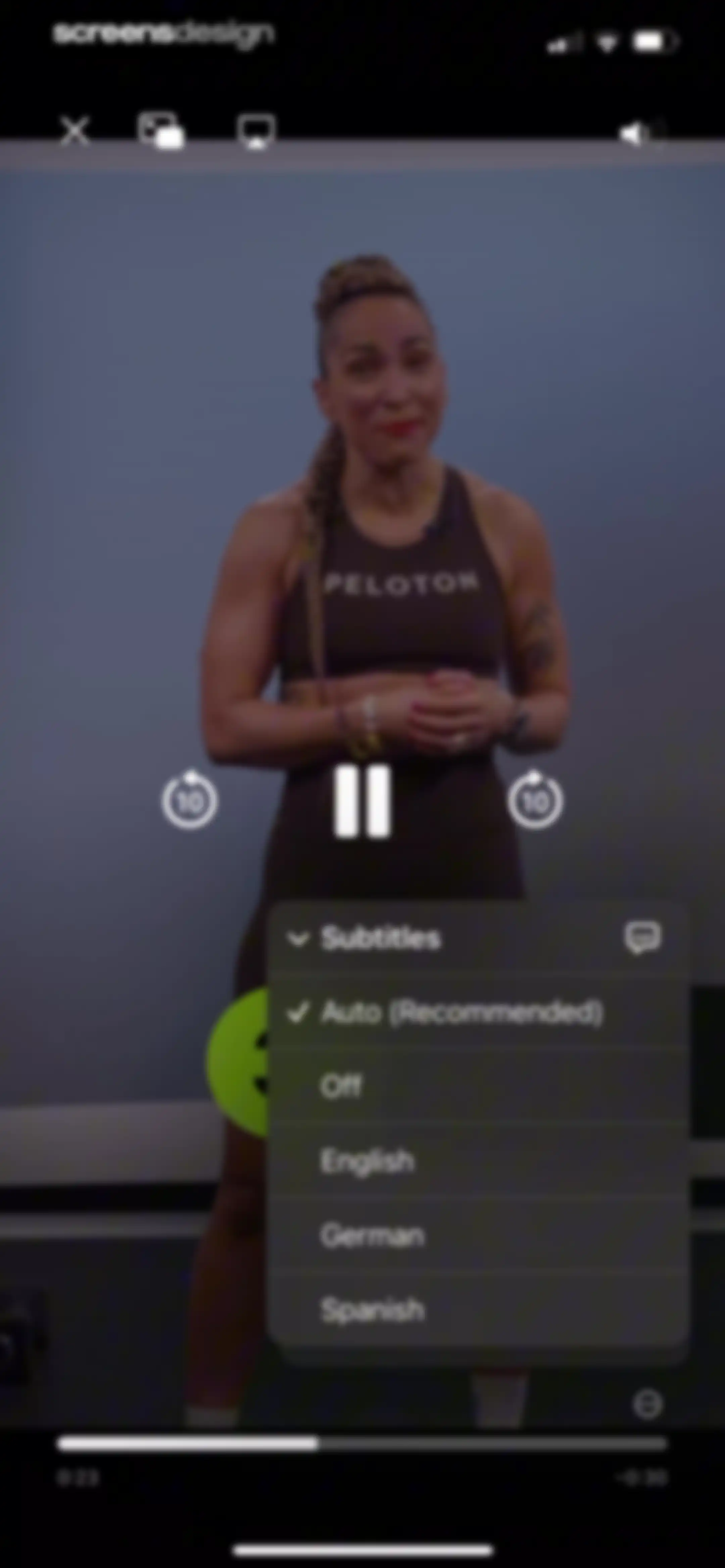 Peloton: Fitness & Workouts screen 94