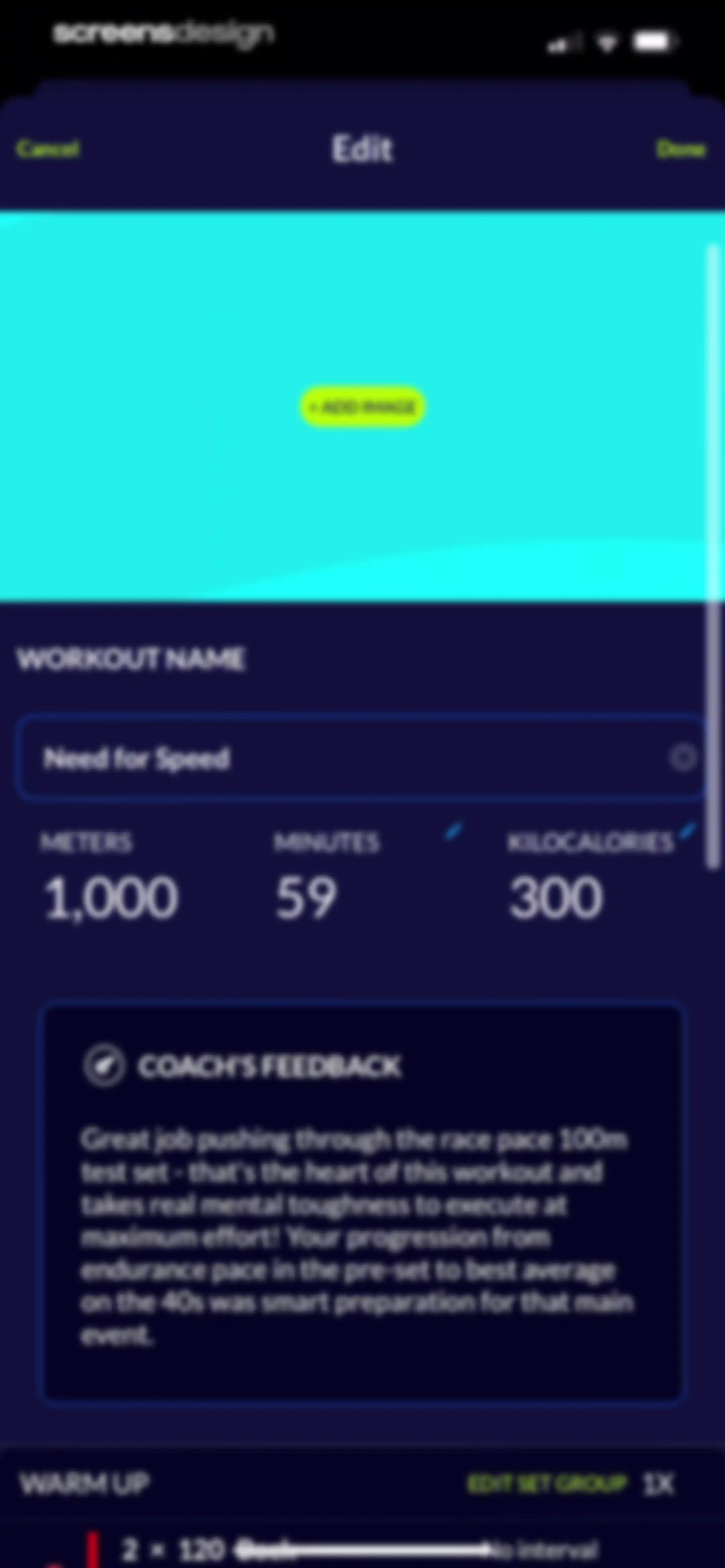 MySwimPro: #1 Swim Workout App screen 86