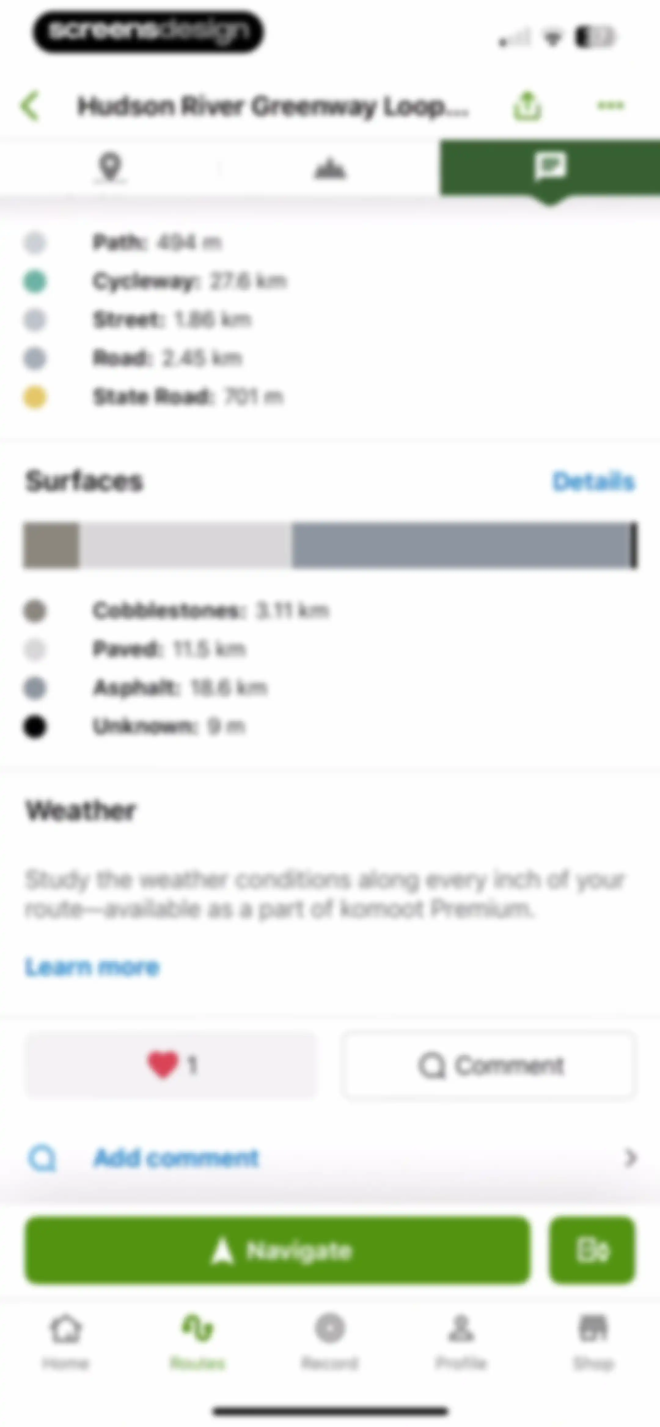 komoot - hike, bike & run screen 82