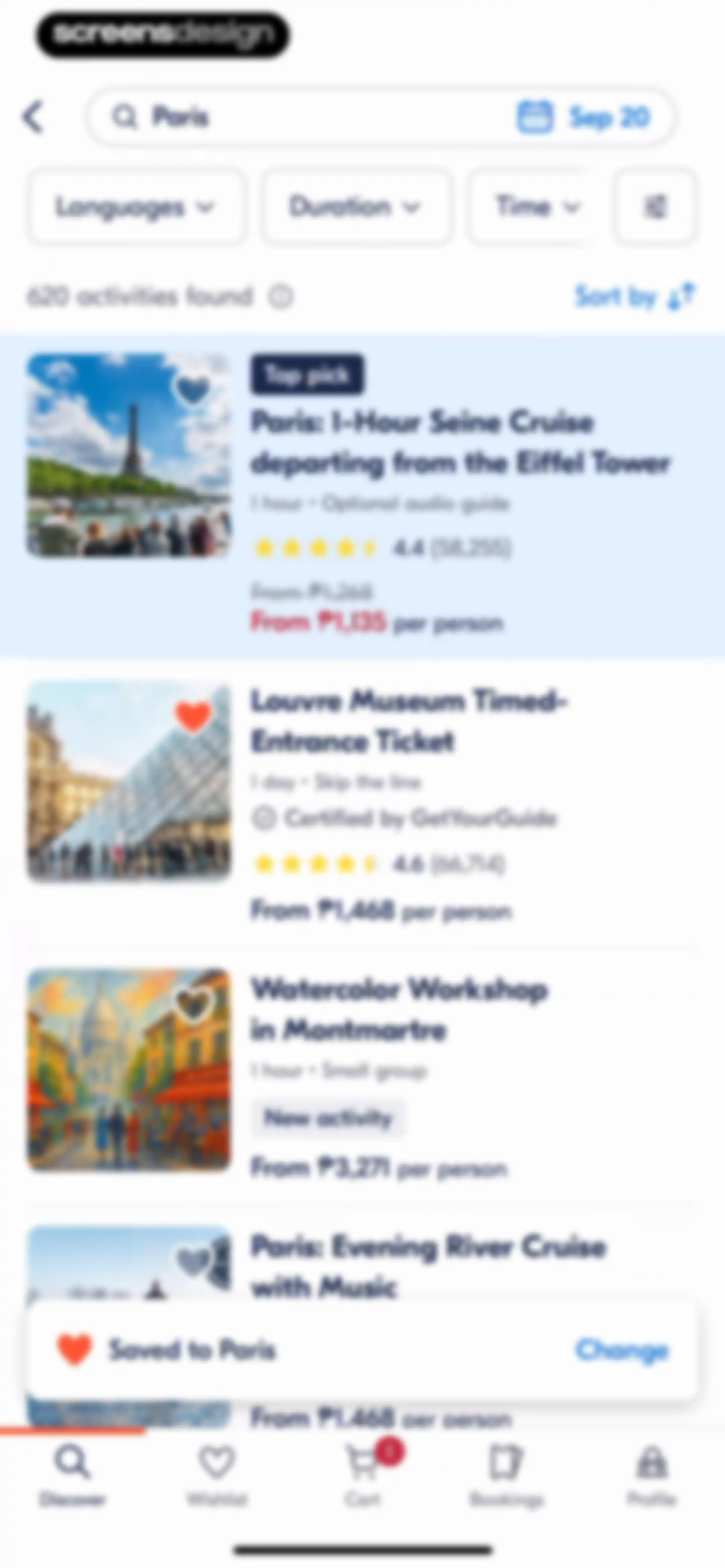 GetYourGuide: Plan & Book screen 82