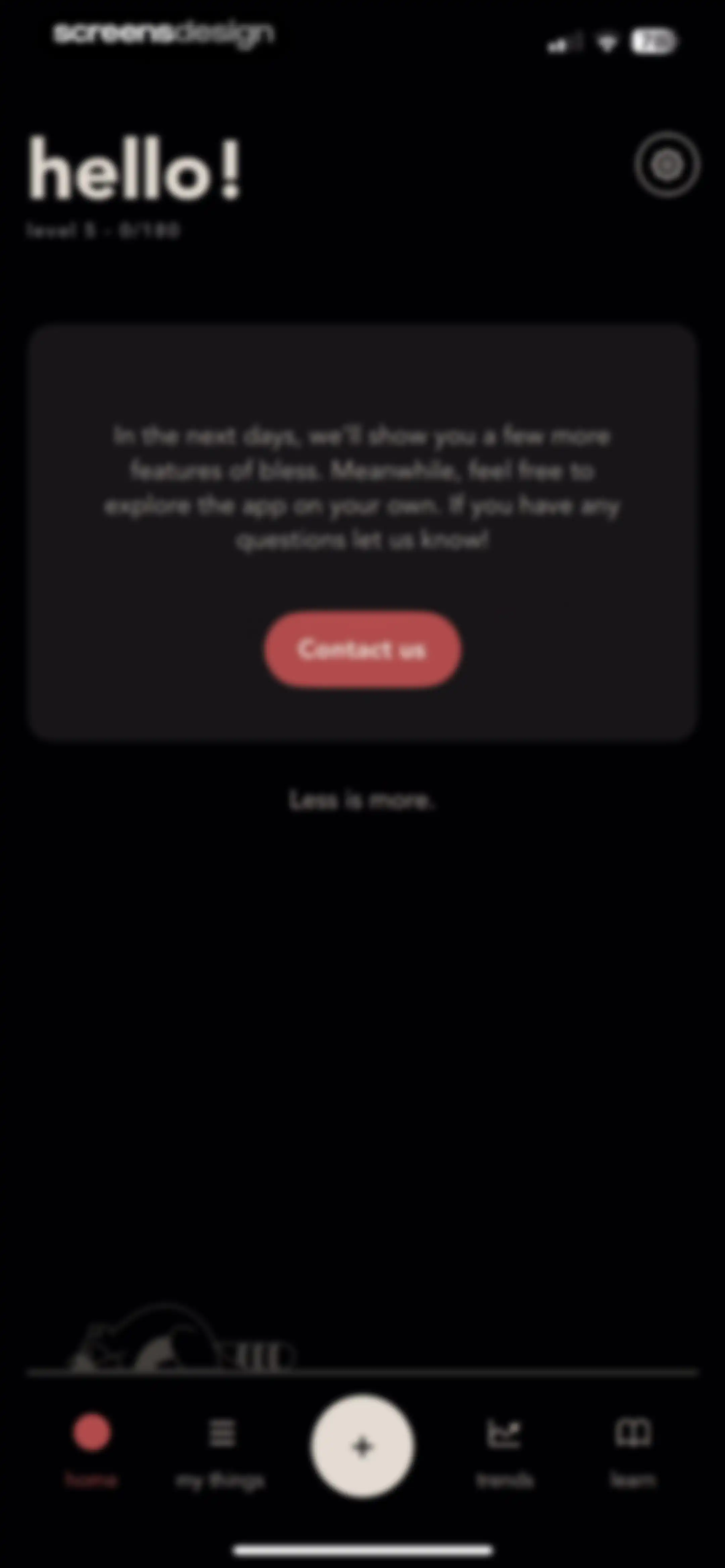 bless. minimal shopping habits screen 111