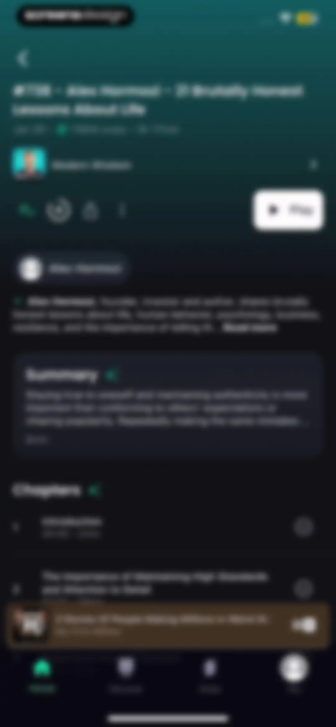 Snipd | AI Podcast Player screen 57