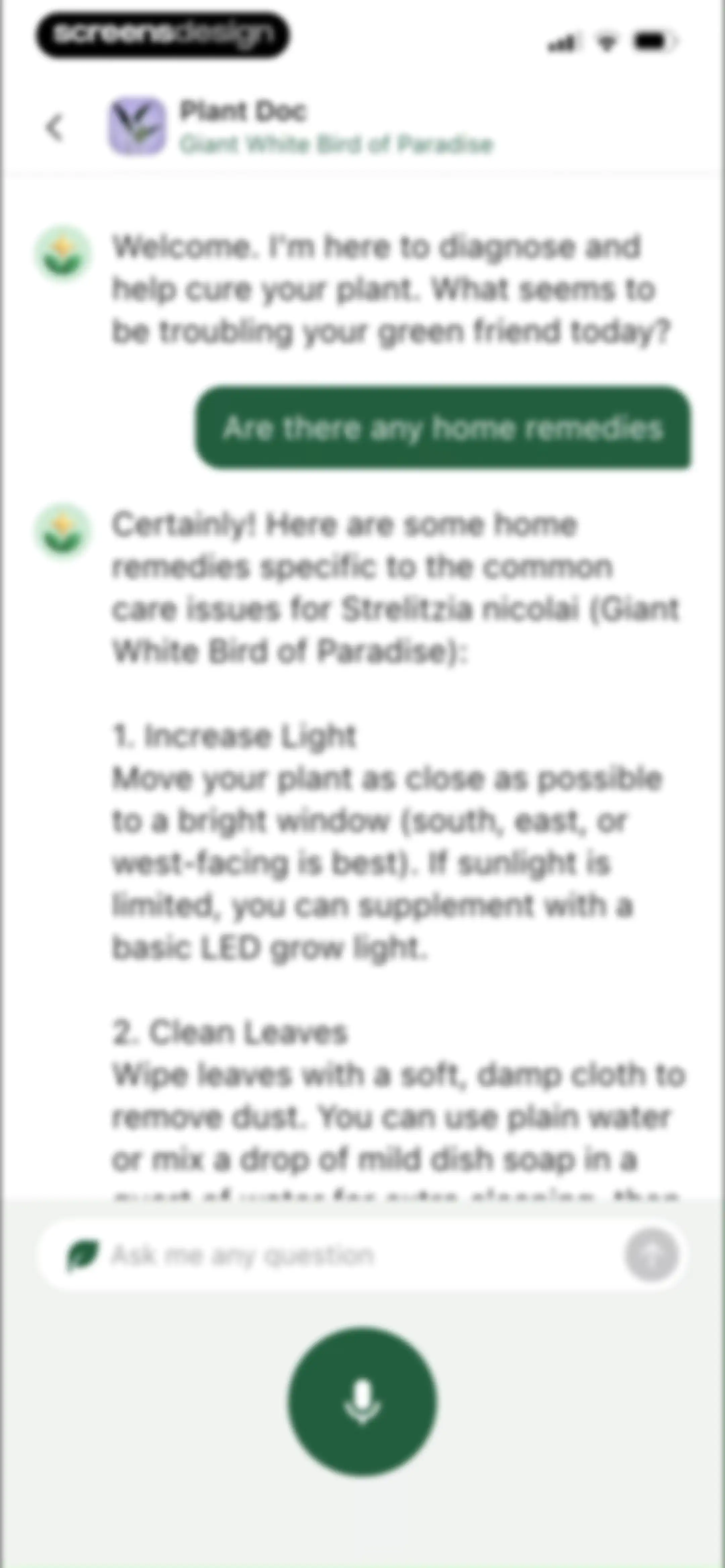 PlantAID:identifier&care guide screen 51