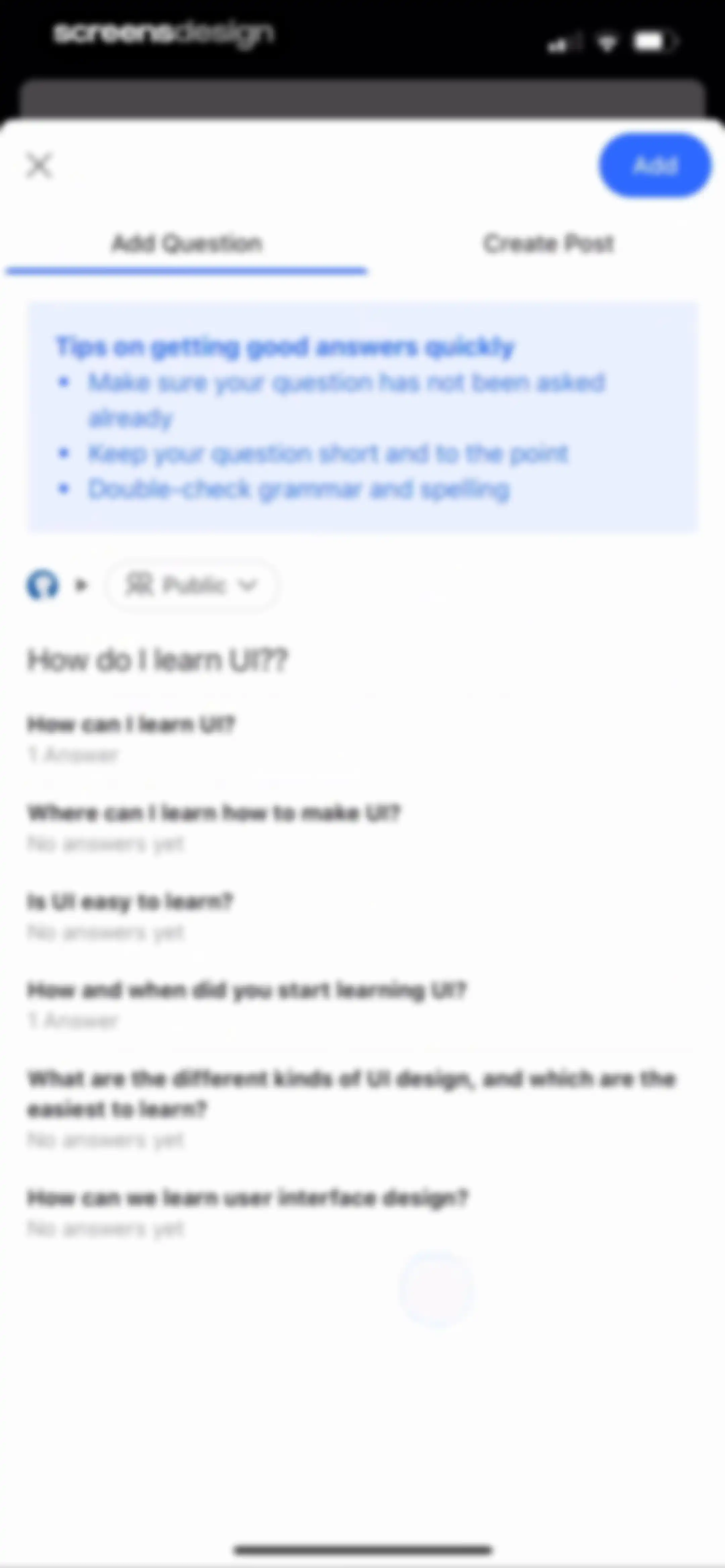 Quora screen 96