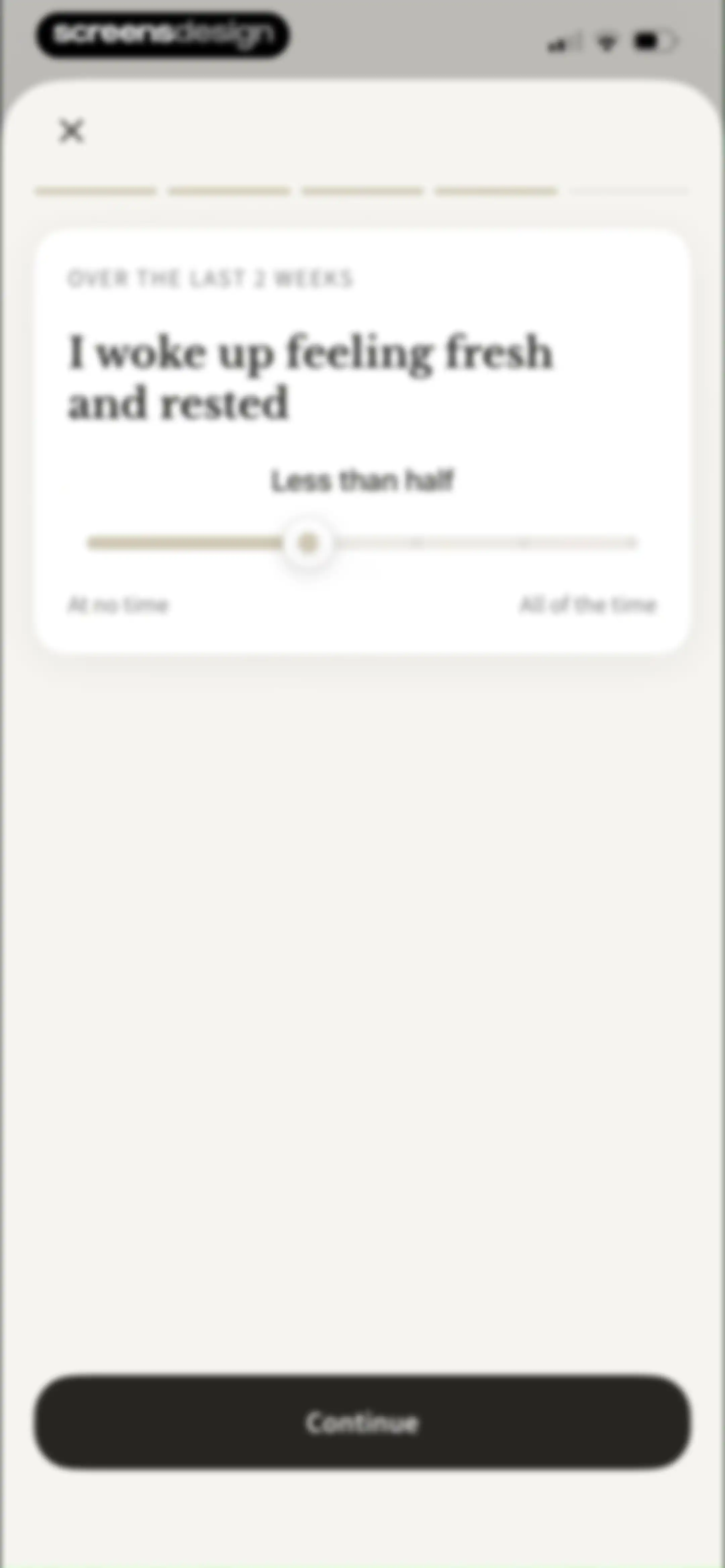 Sonia: AI for Mental Health screen 17