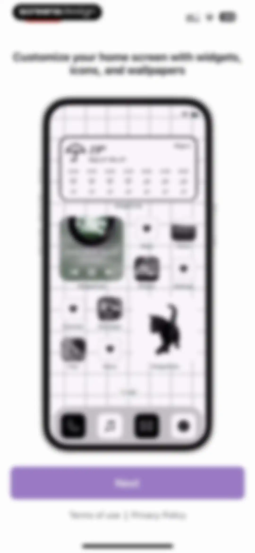 WidgetClub:Widget, Theme, Icon screen 2