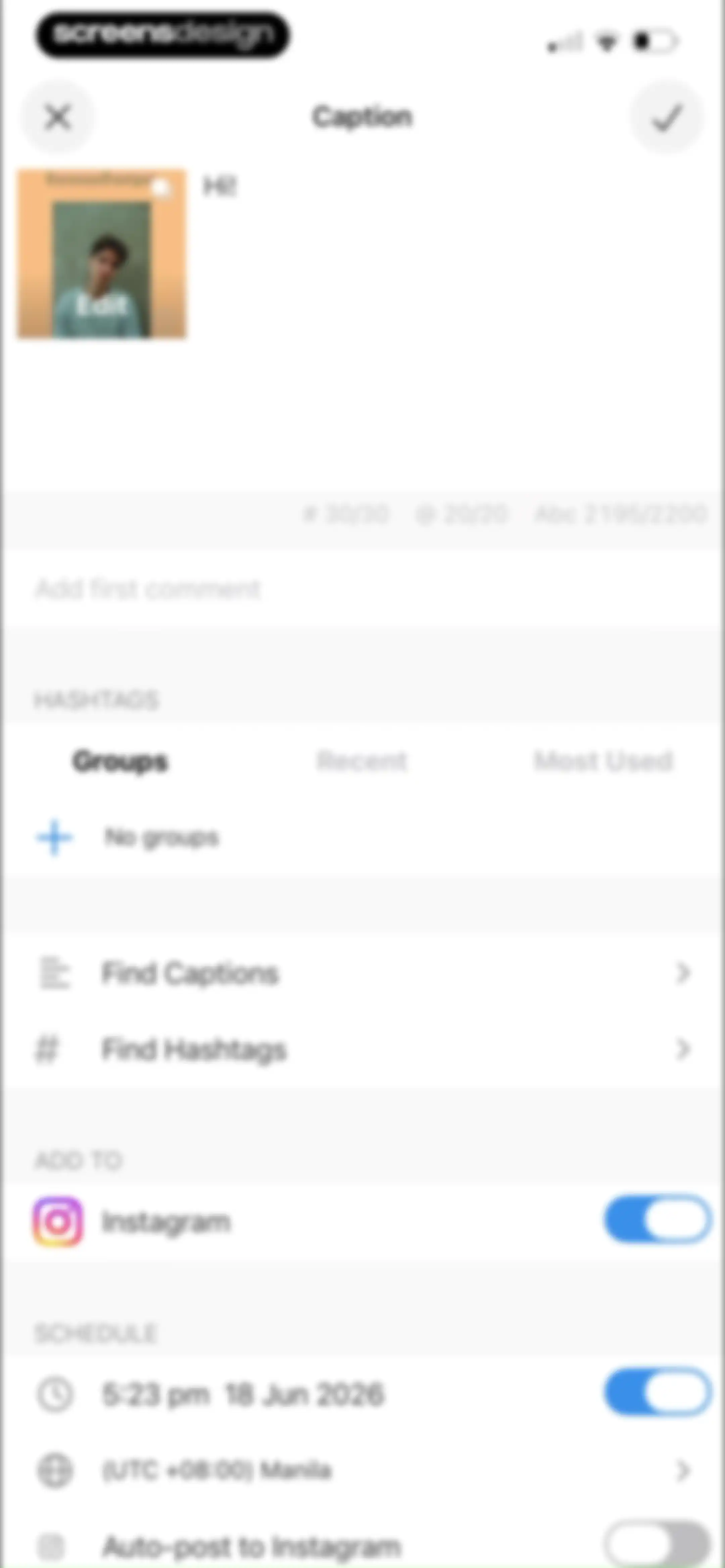 PREVIEW: Planner for Instagram screen 116