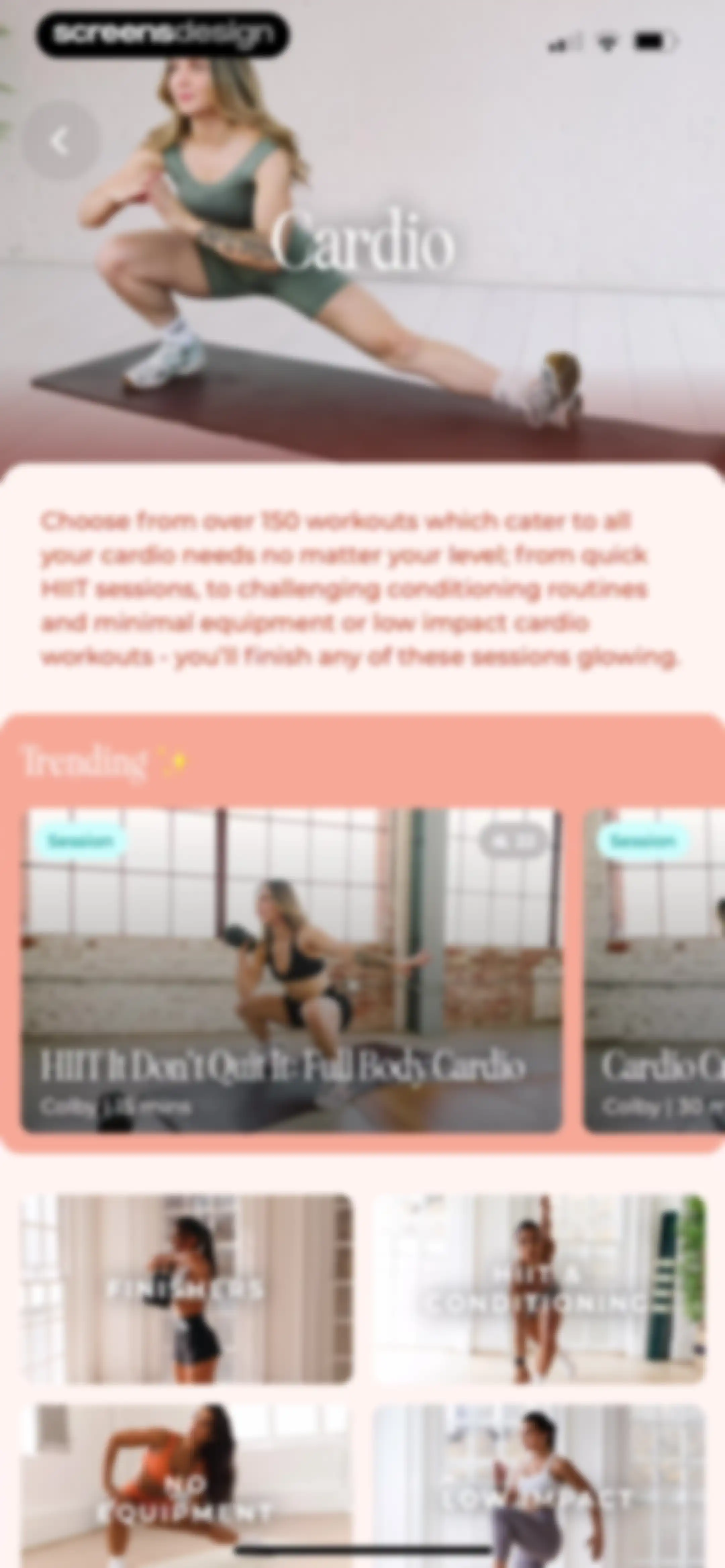 WeGLOW: Home Workout for Women screen 135