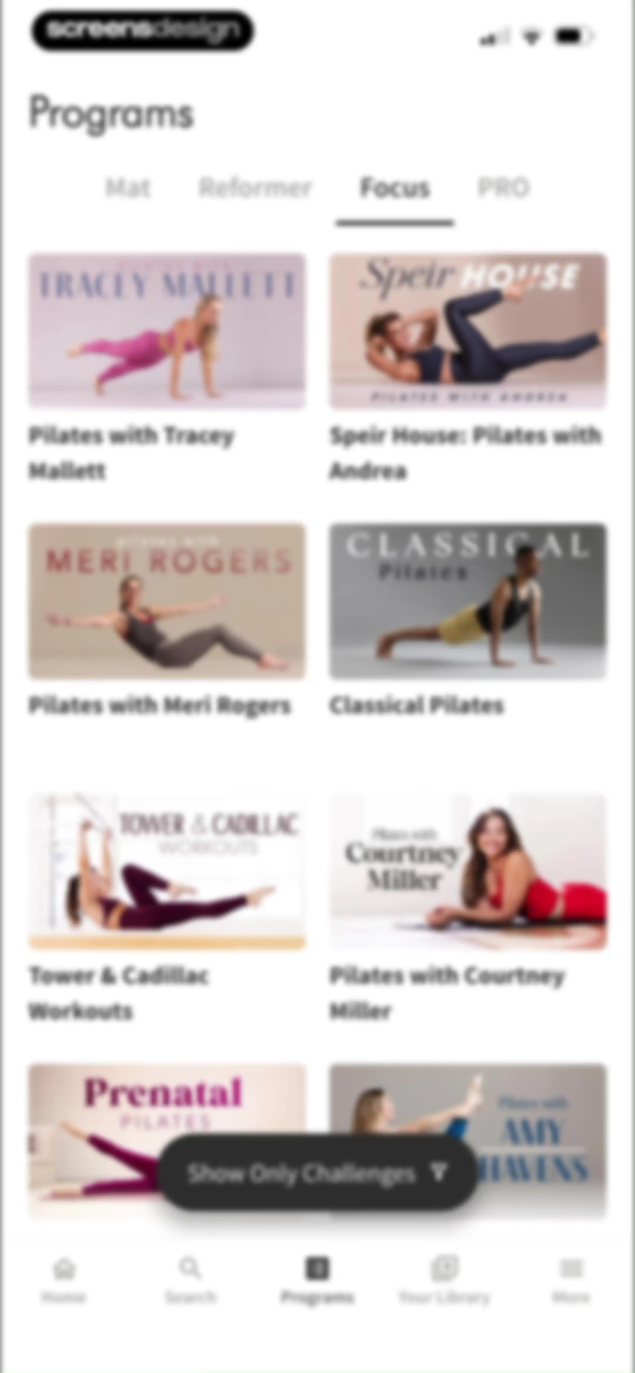 Pilates Anytime | Workouts screen 53