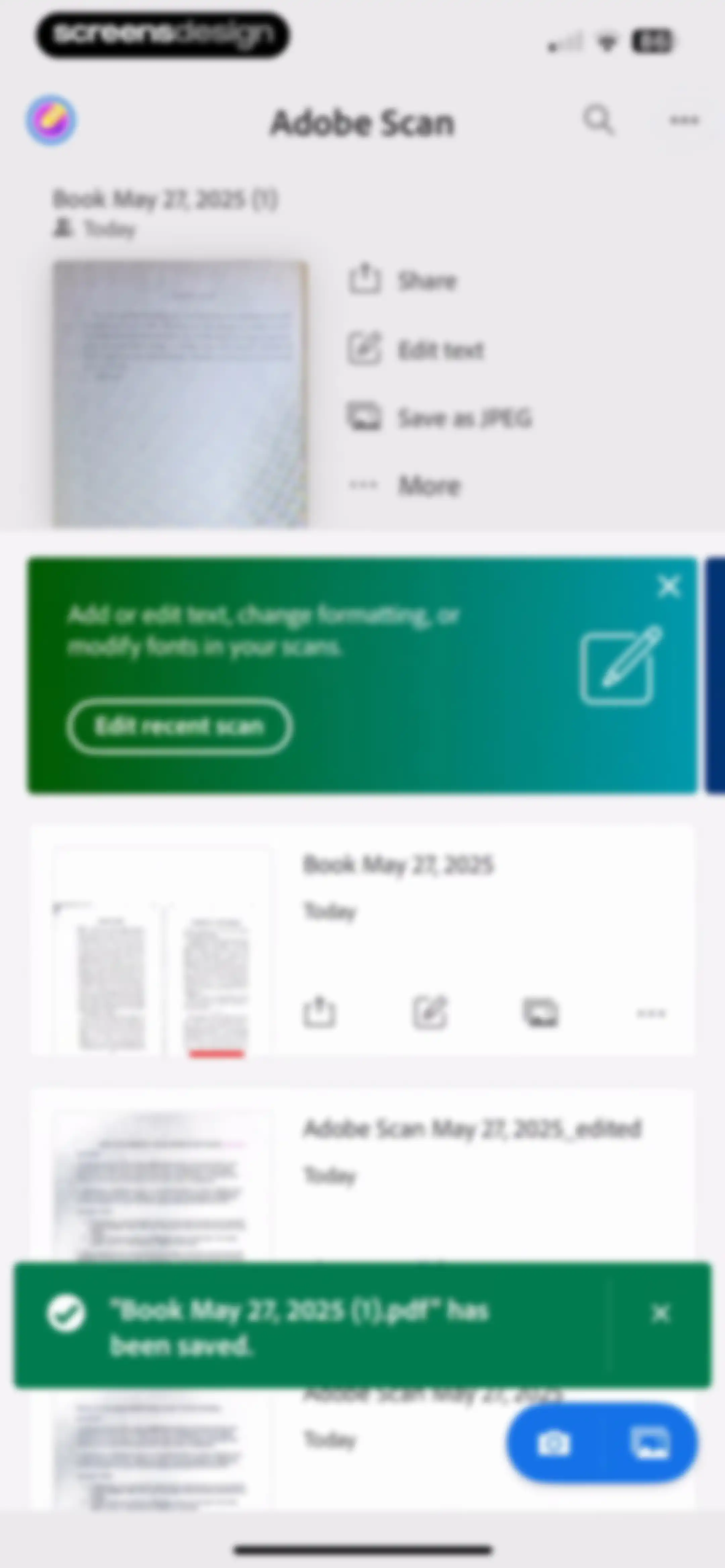 Adobe Scan: PDF & OCR Scanner screen 70