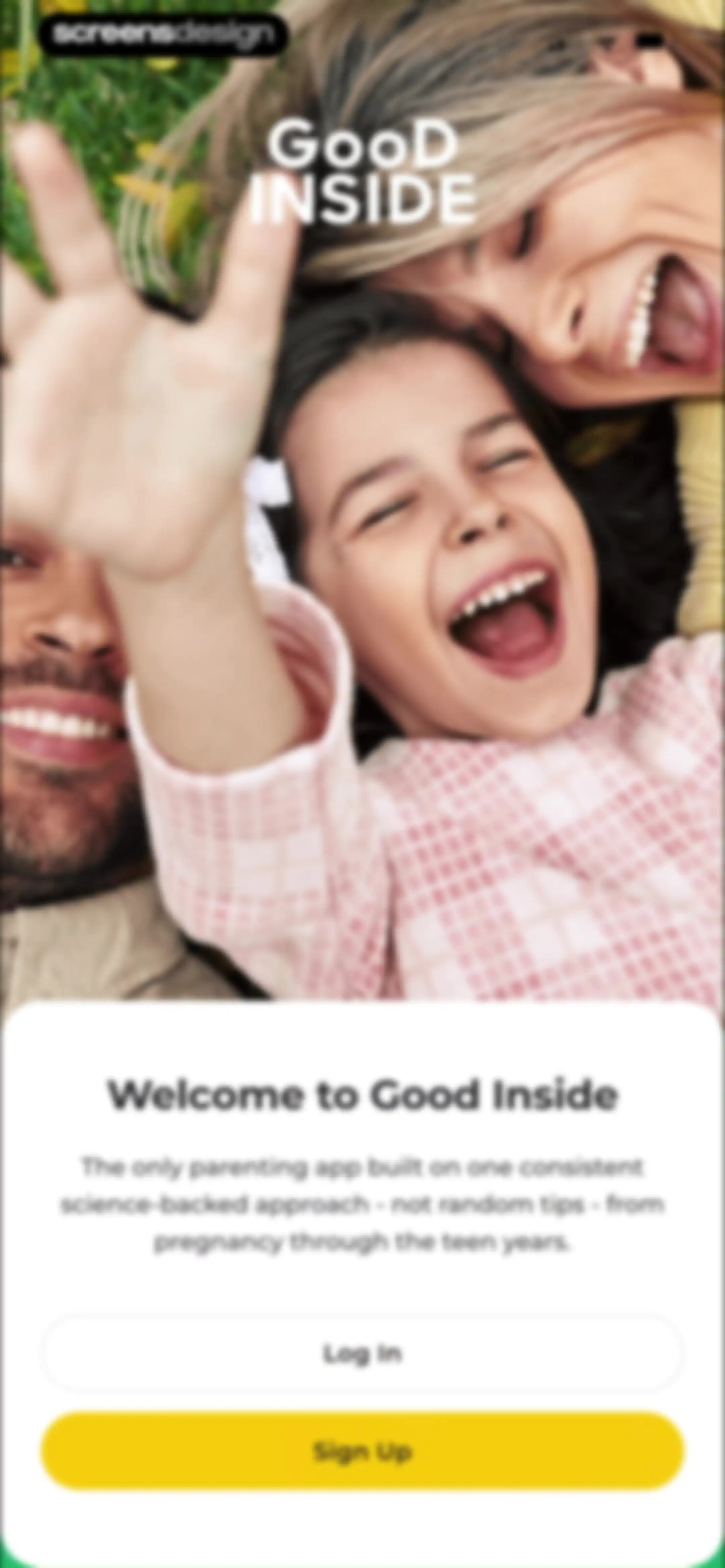 Good Inside: Parenting screen 2