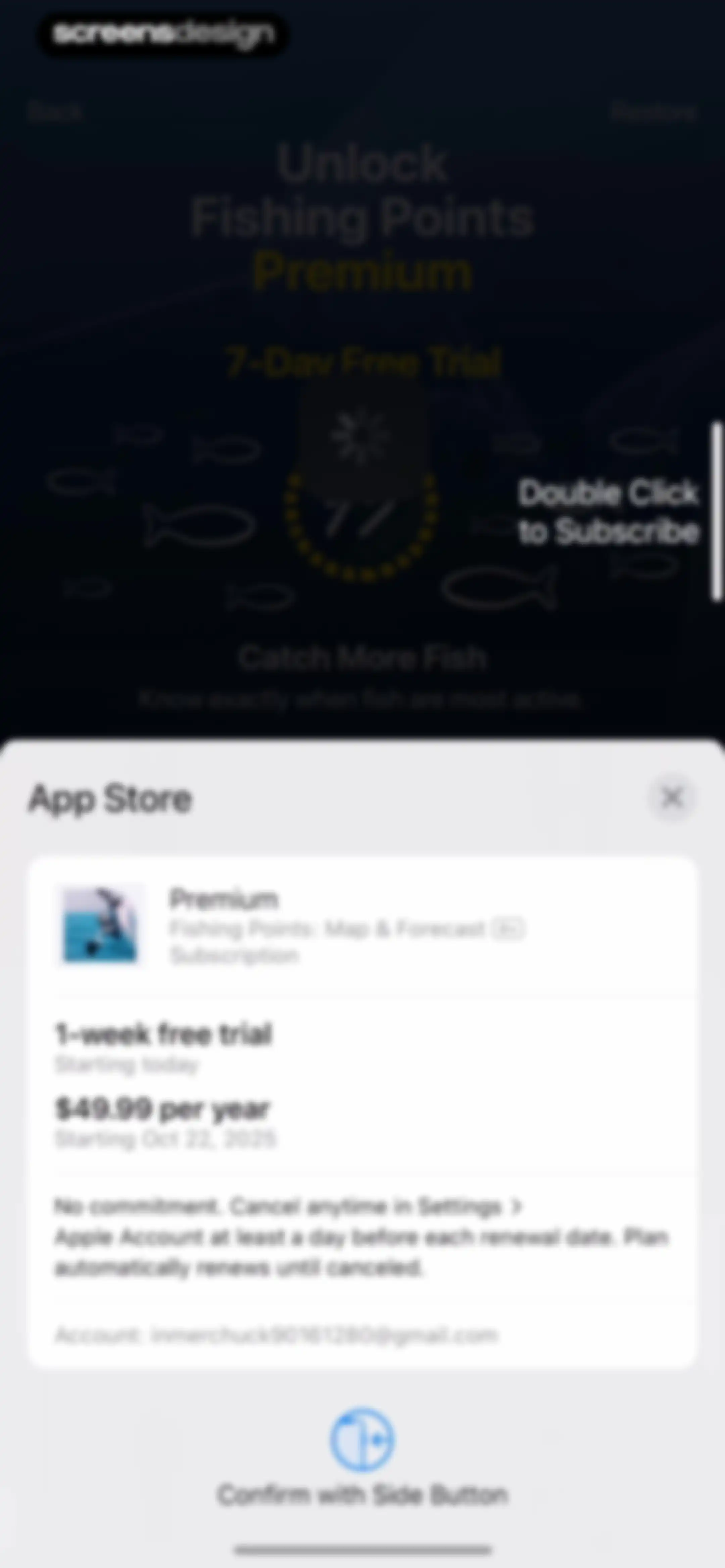 Fishing Points: Map & Forecast screen 16