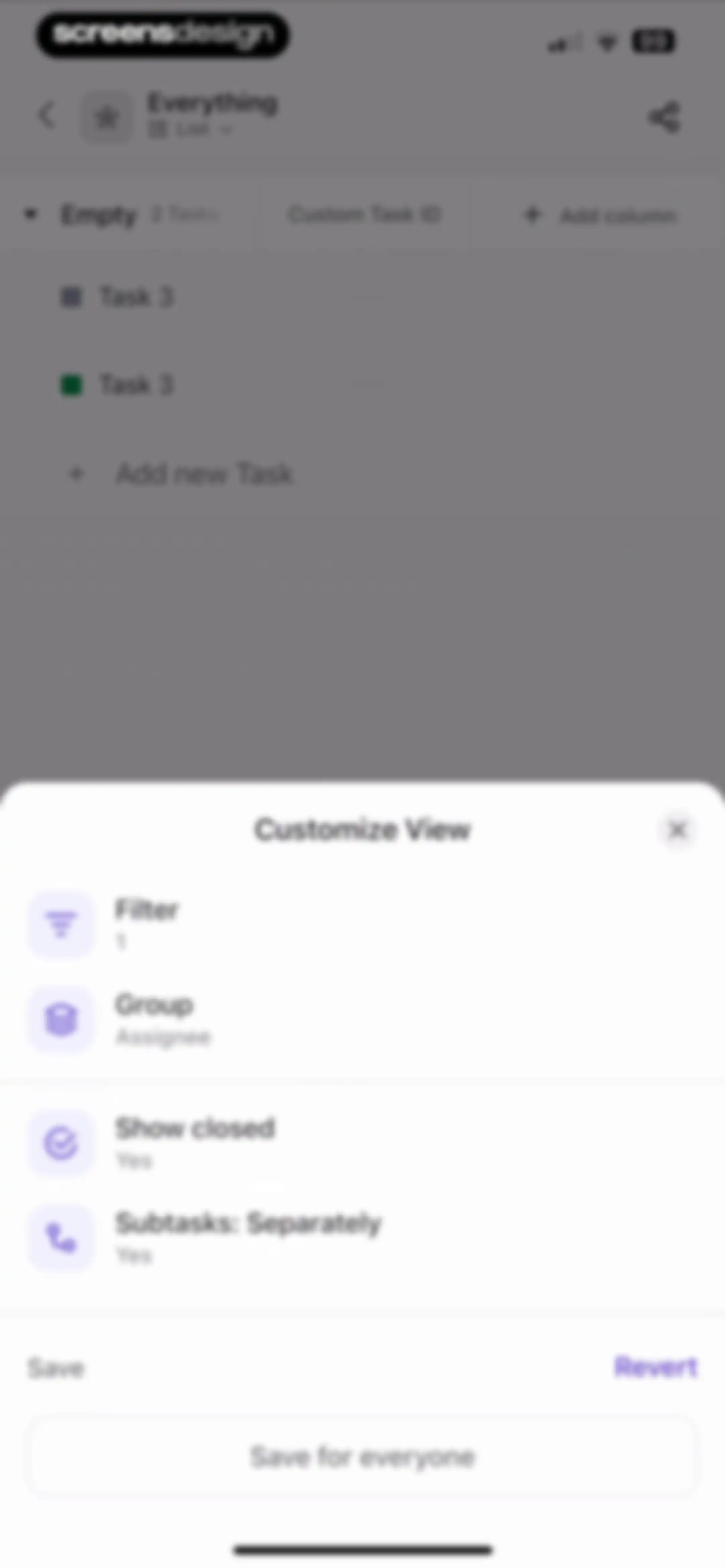 ClickUp: Tasks, Chat, Docs, AI screen 116