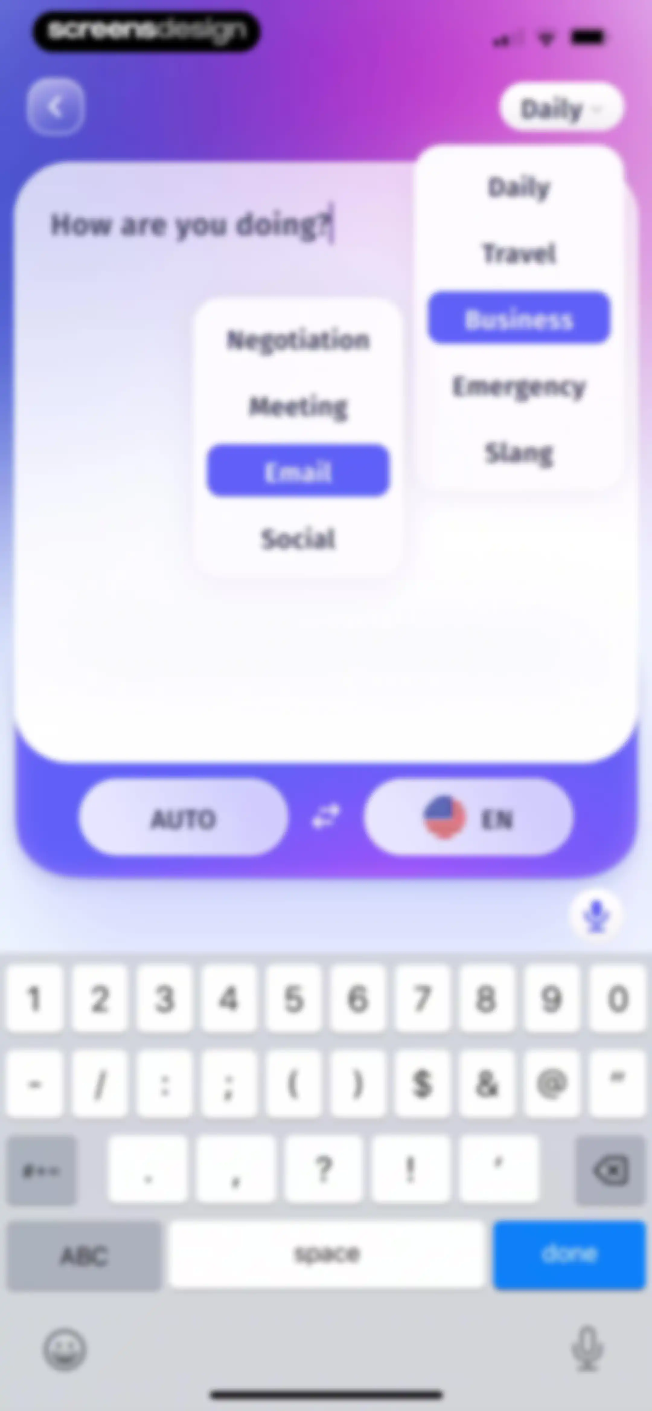eTranslator-AI Translate screen 20