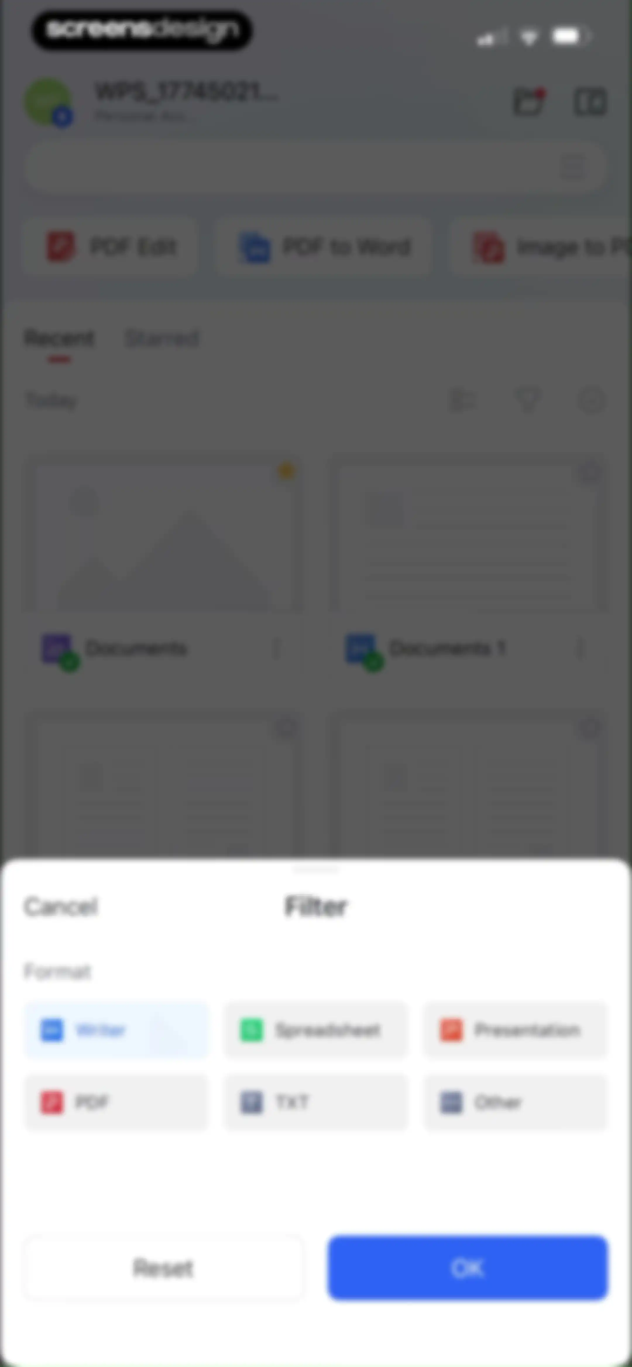WPS Office-AI Doc, PDF, Sheet screen 126