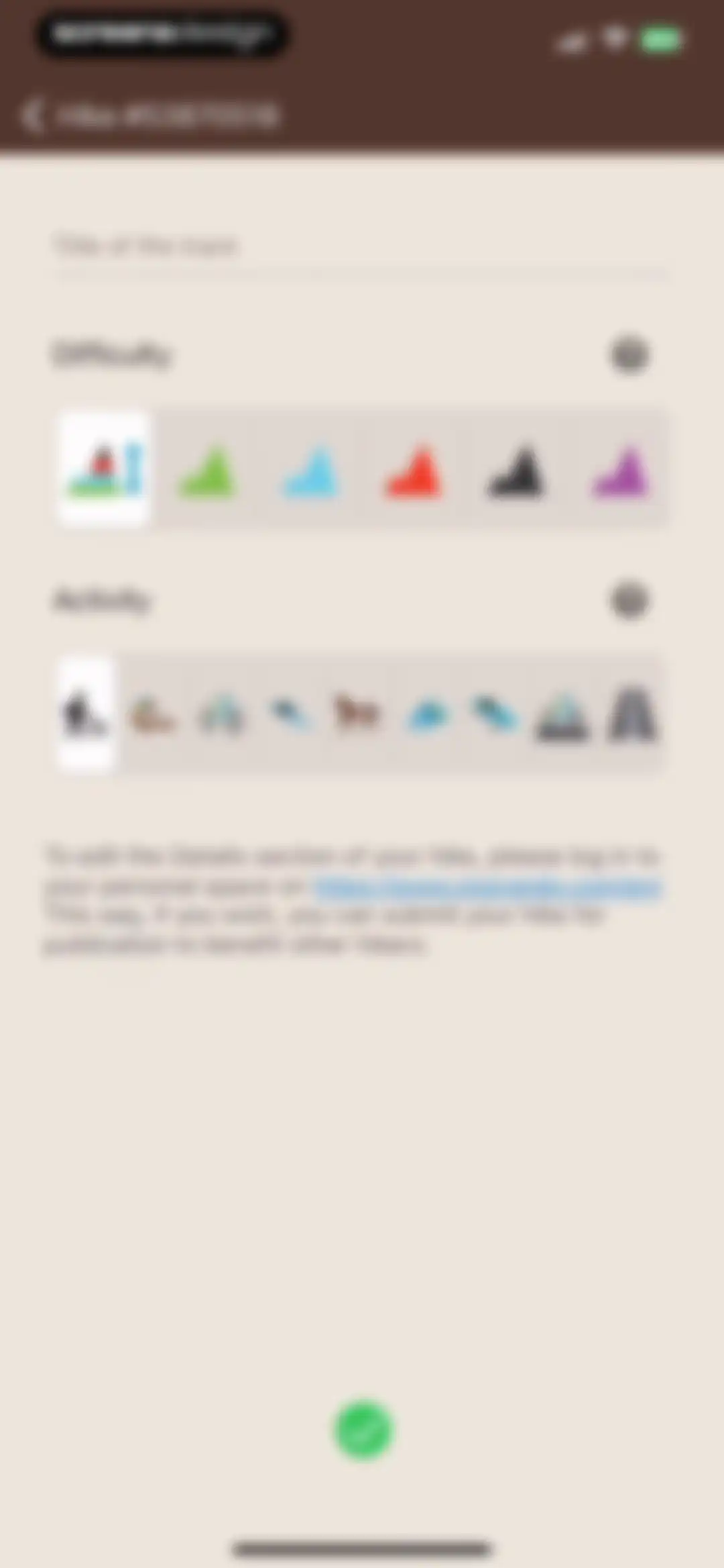 Visorando Walking Routes screen 58