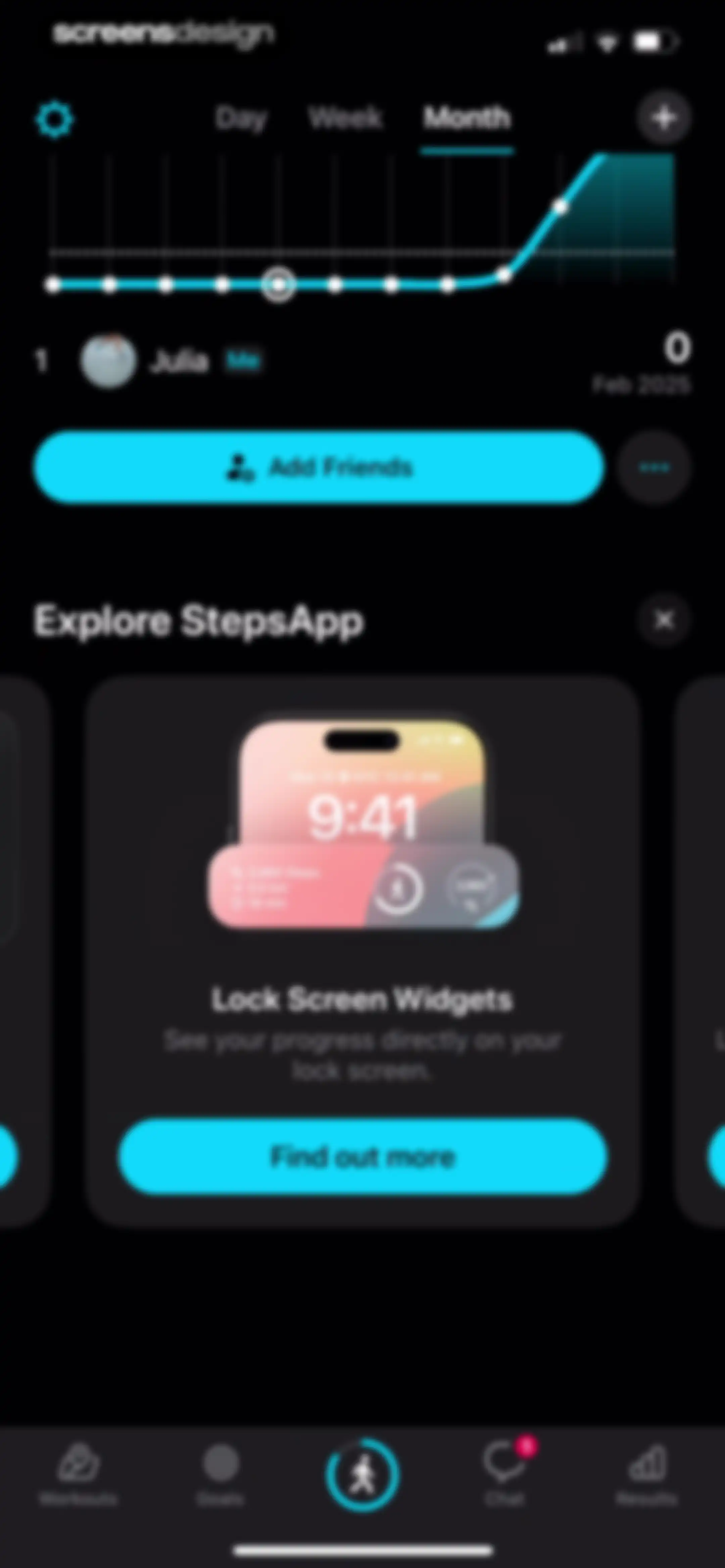 StepsApp Pedometer screen 78