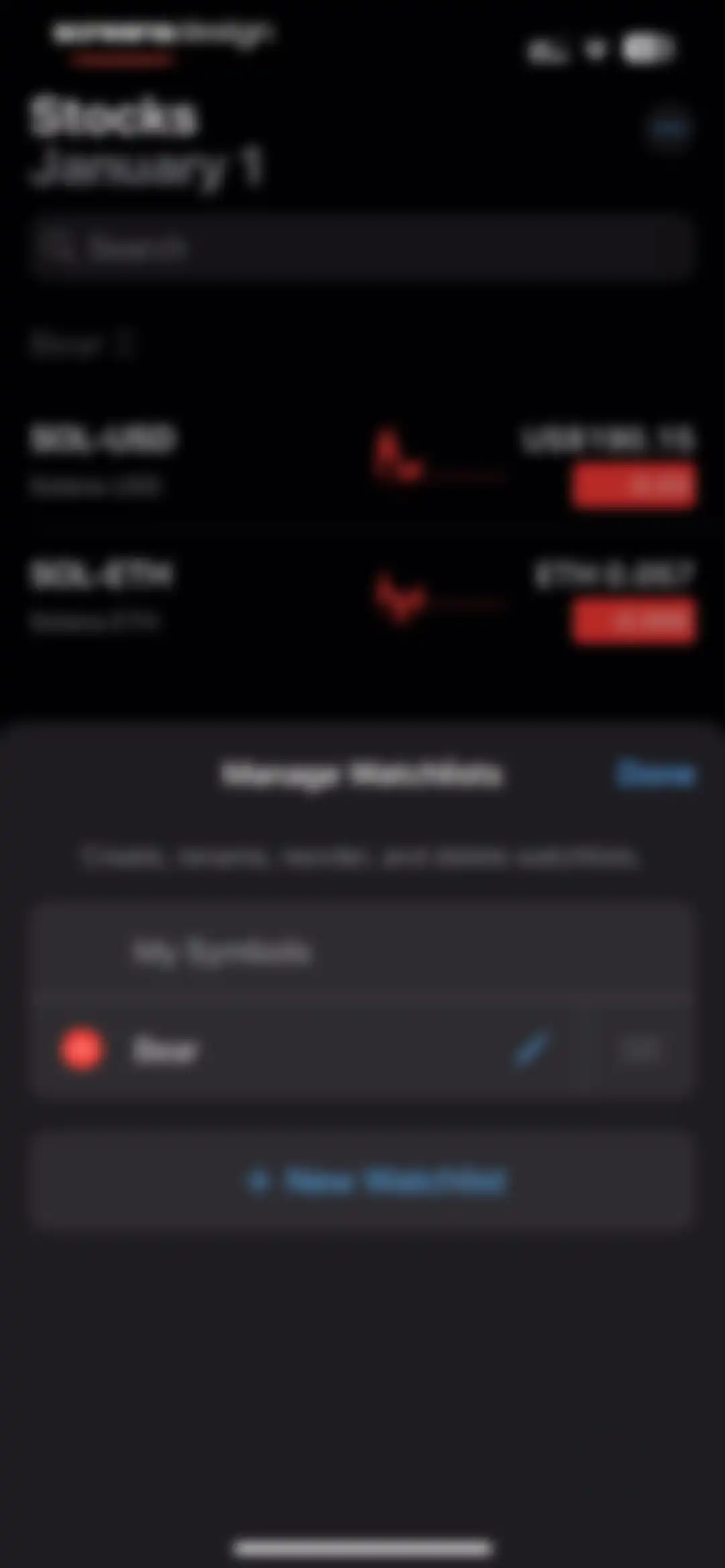Stocks screen 40