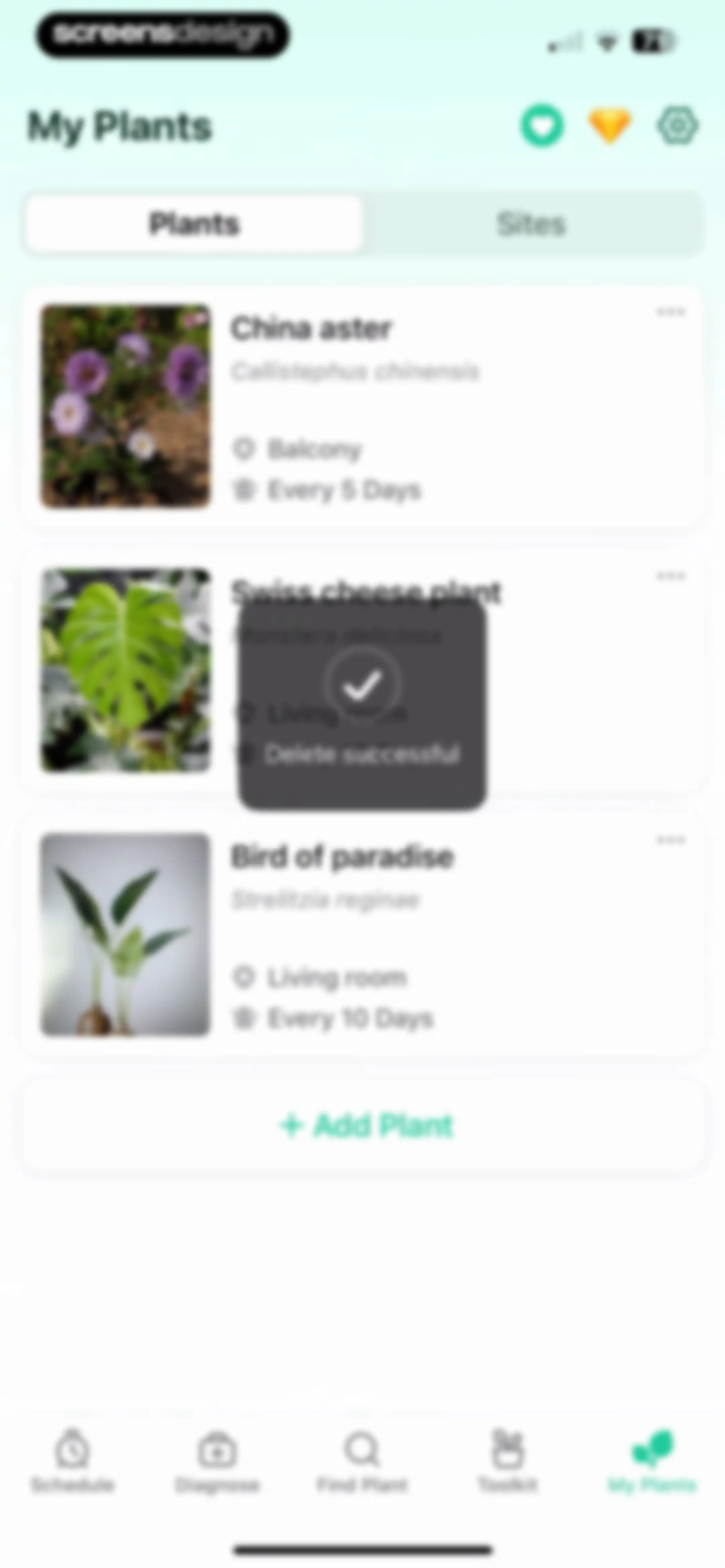 Plant Parent: Plant Care Guide screen 186
