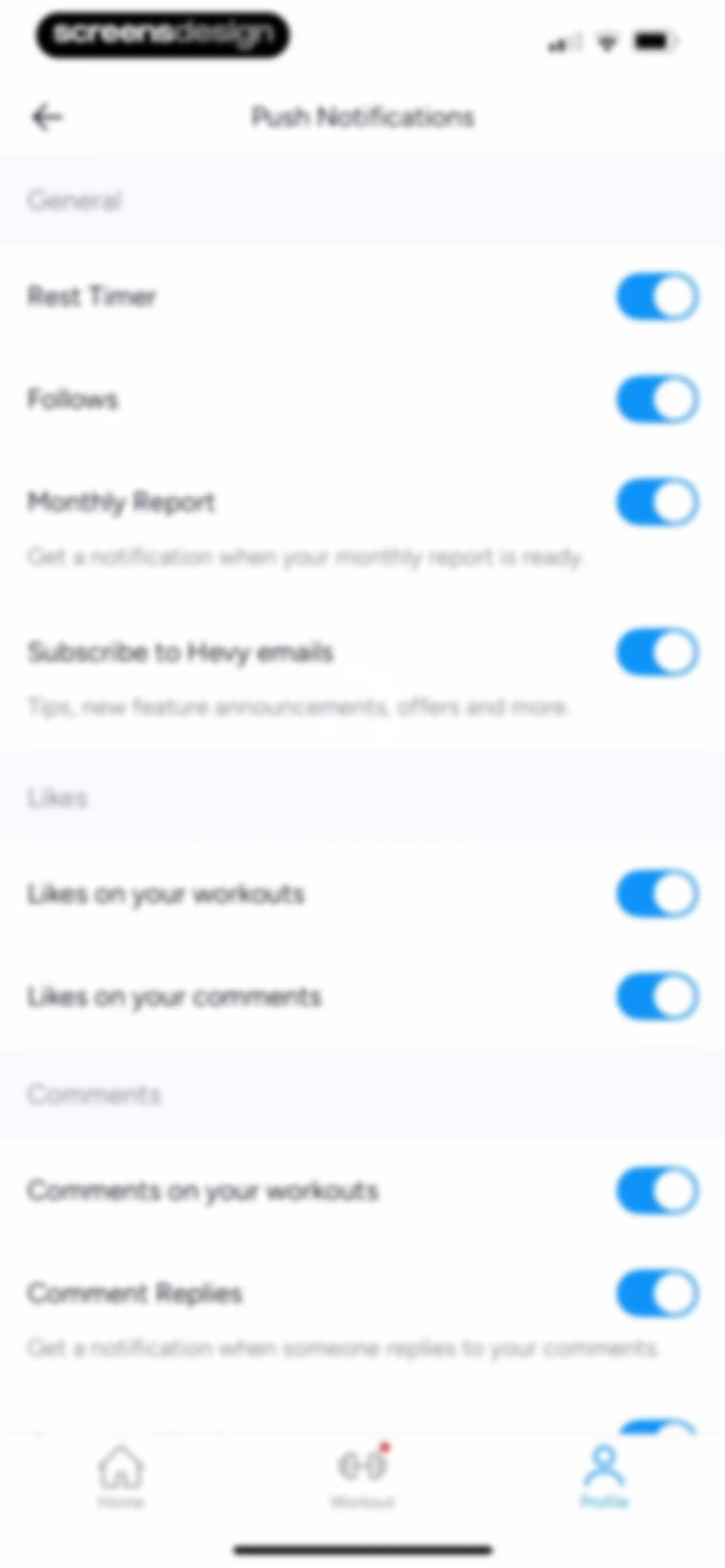 Hevy - Workout Tracker Gym Log screen 170