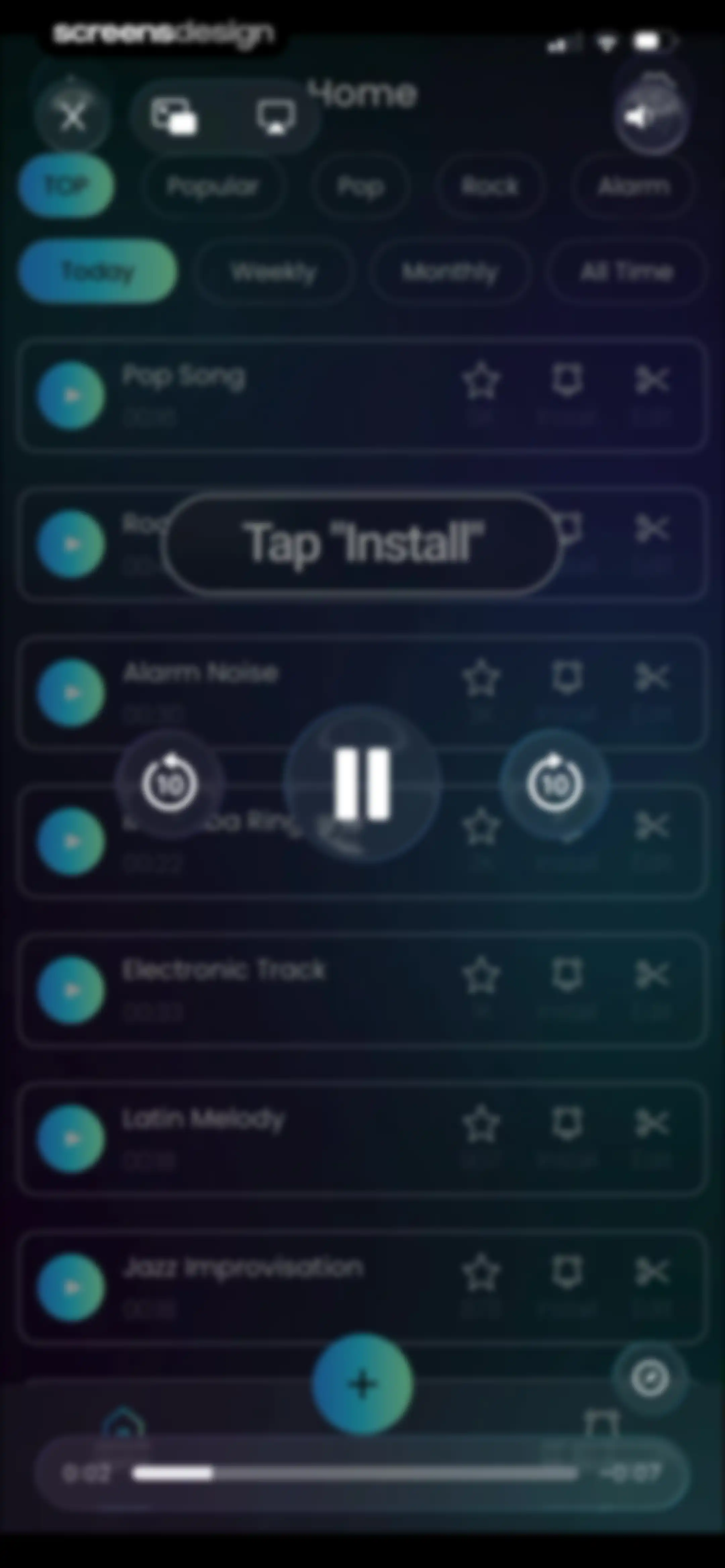 Garage Ringtones for iPhone screen 34