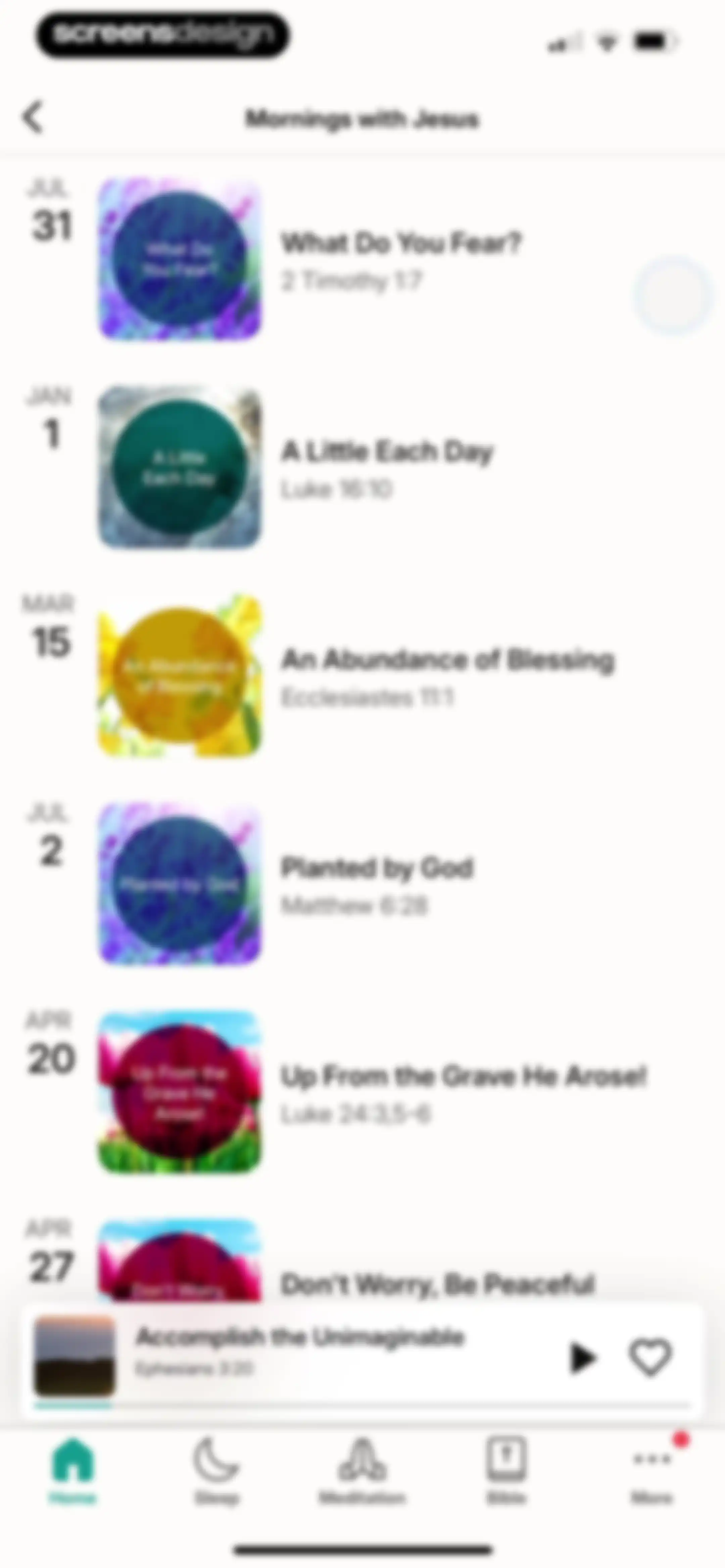 Abide: Bible Prayer Meditation screen 47