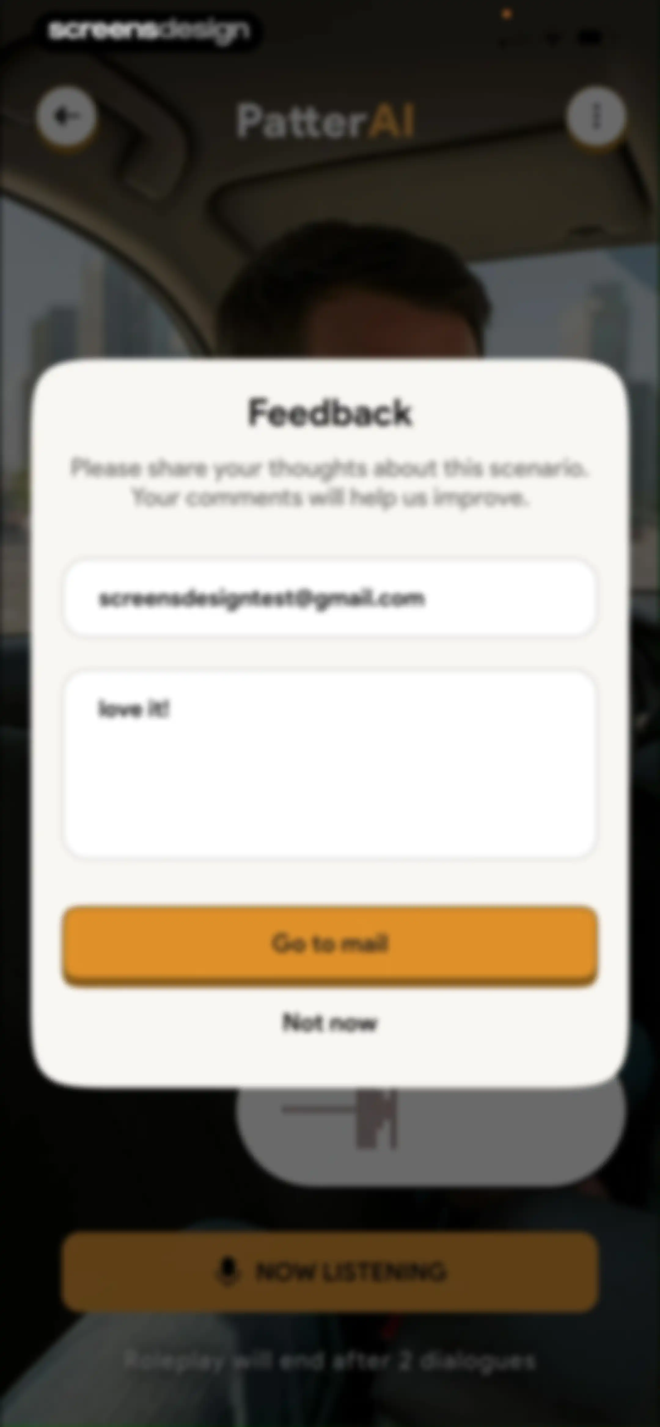 PatterAI: Communication Skills screen 122