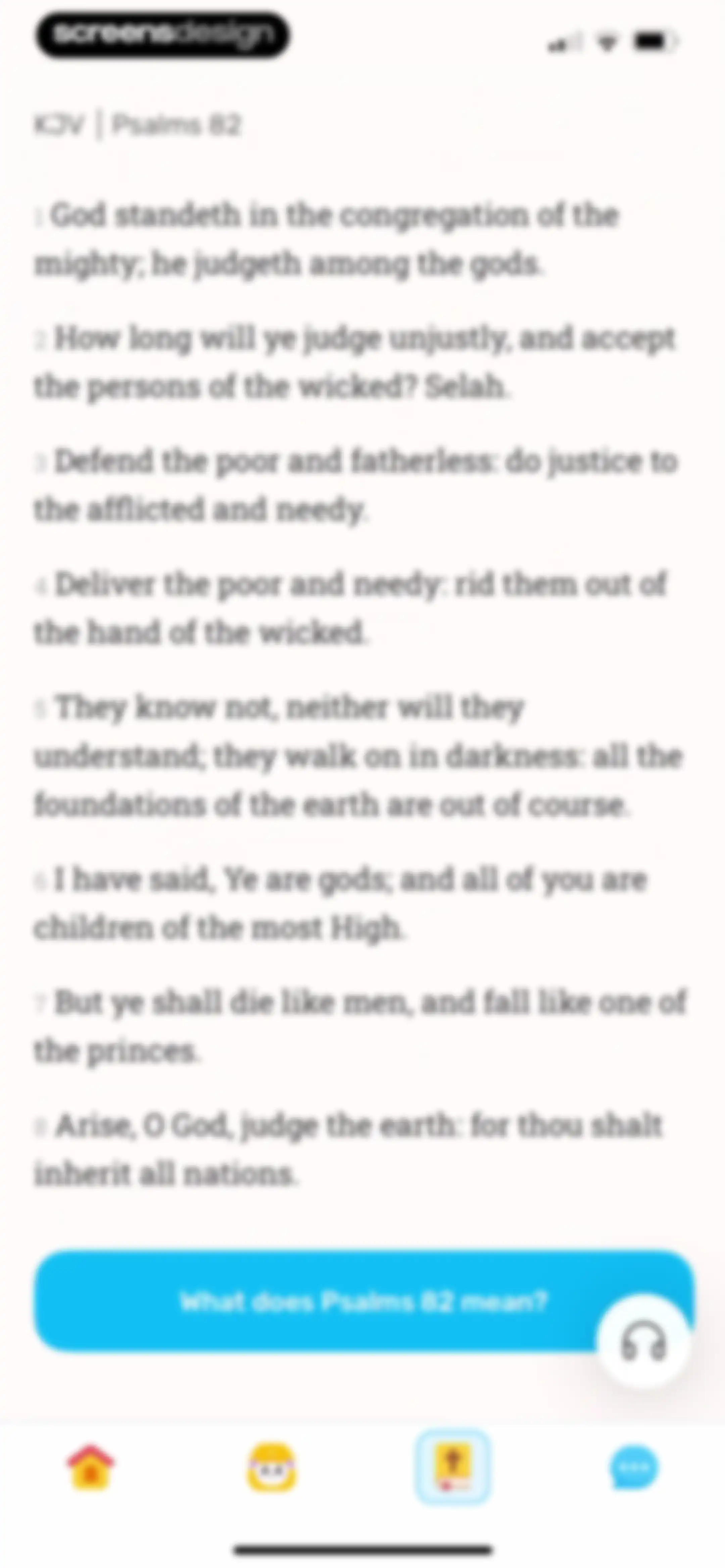Bible Study - Manna screen 111