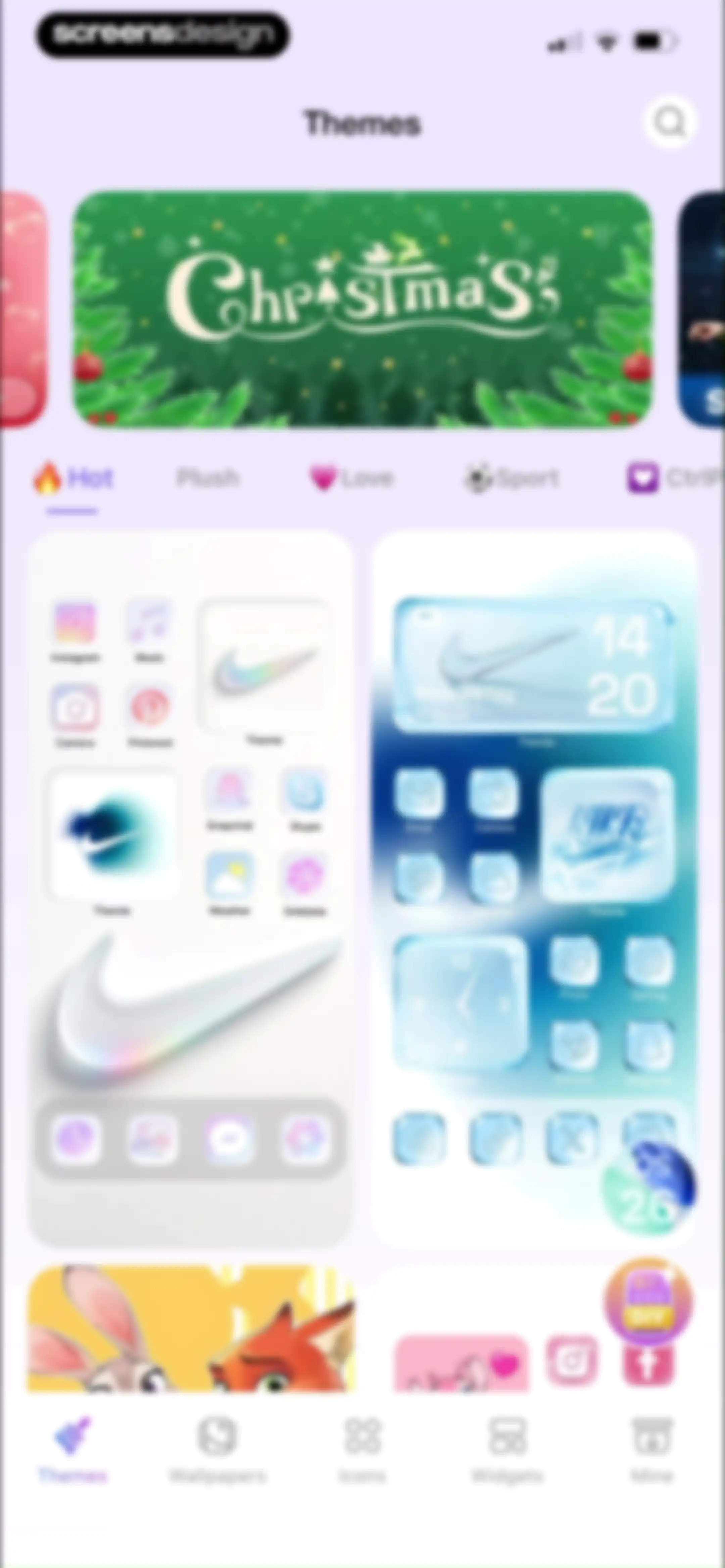Themie: Wallpapers & Theme screen 15