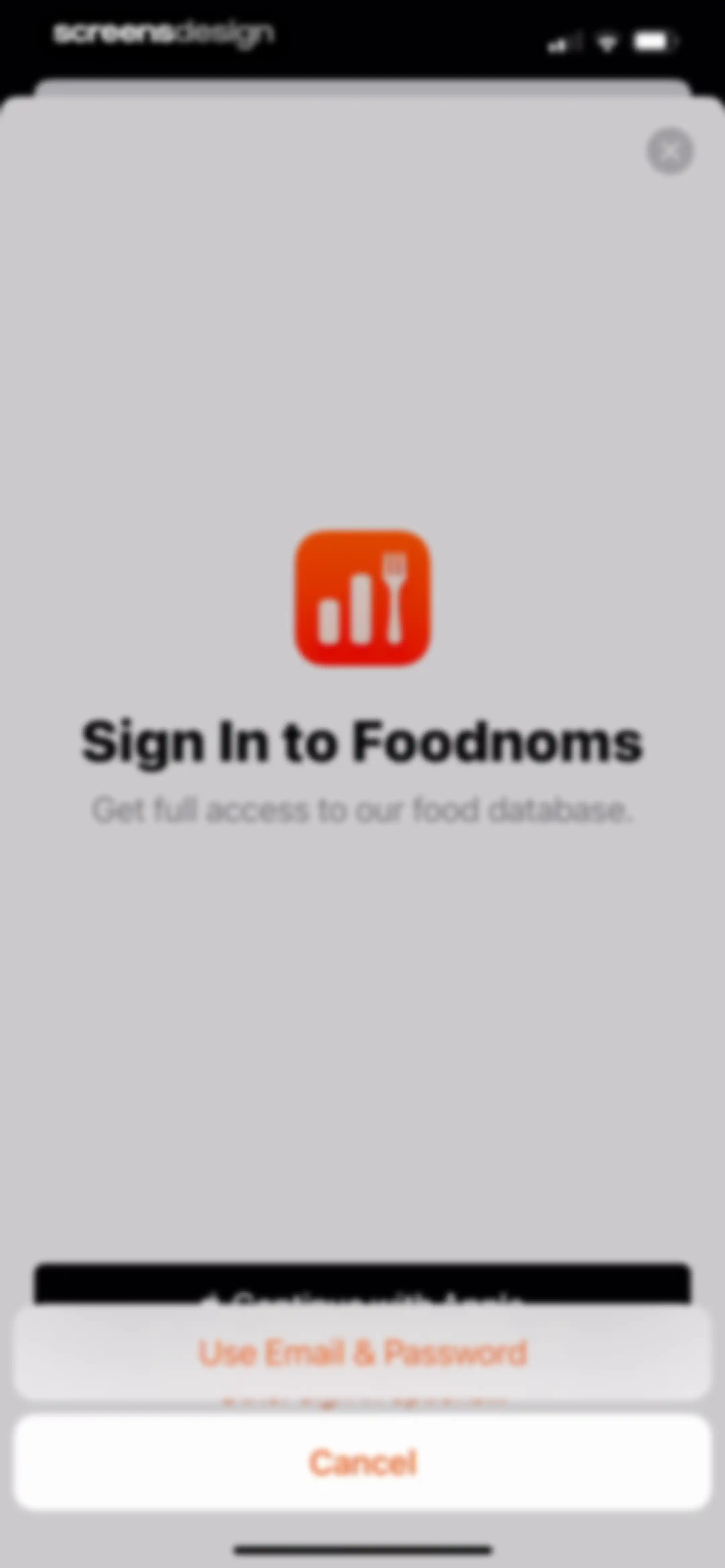 Nutrition Tracker: Foodnoms screen 62
