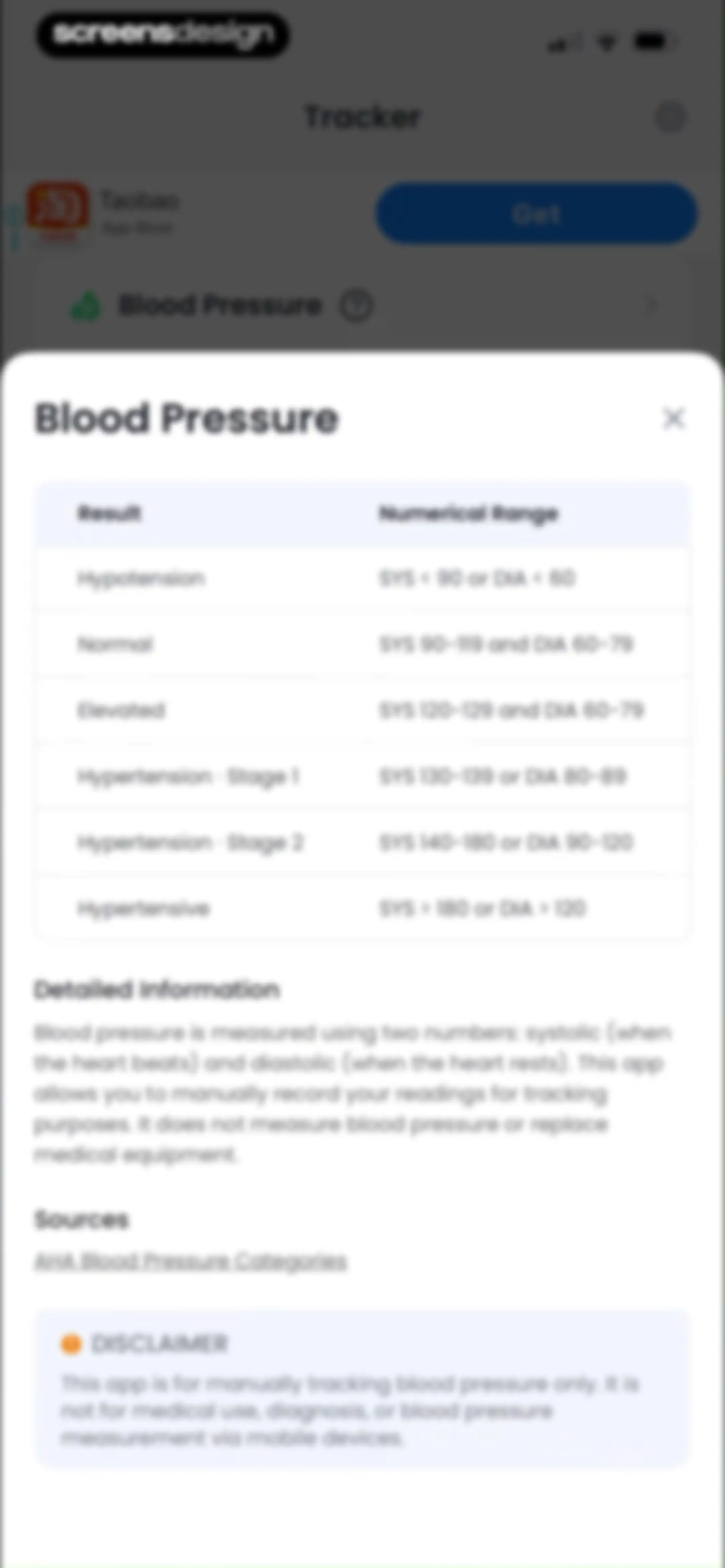 Blood Pressure App-BP Tracker screen 16