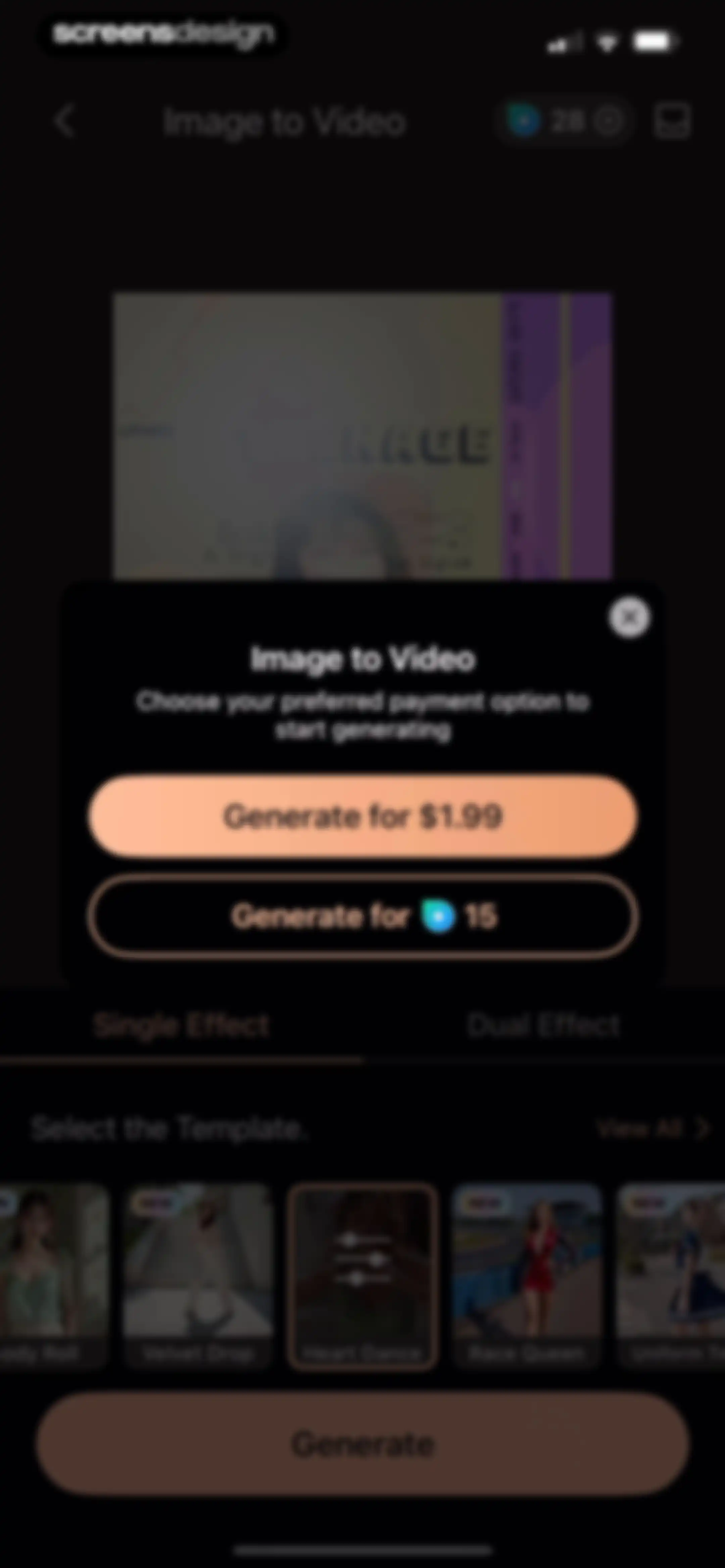 PhotoDirector: AI Photo Editor screen 107