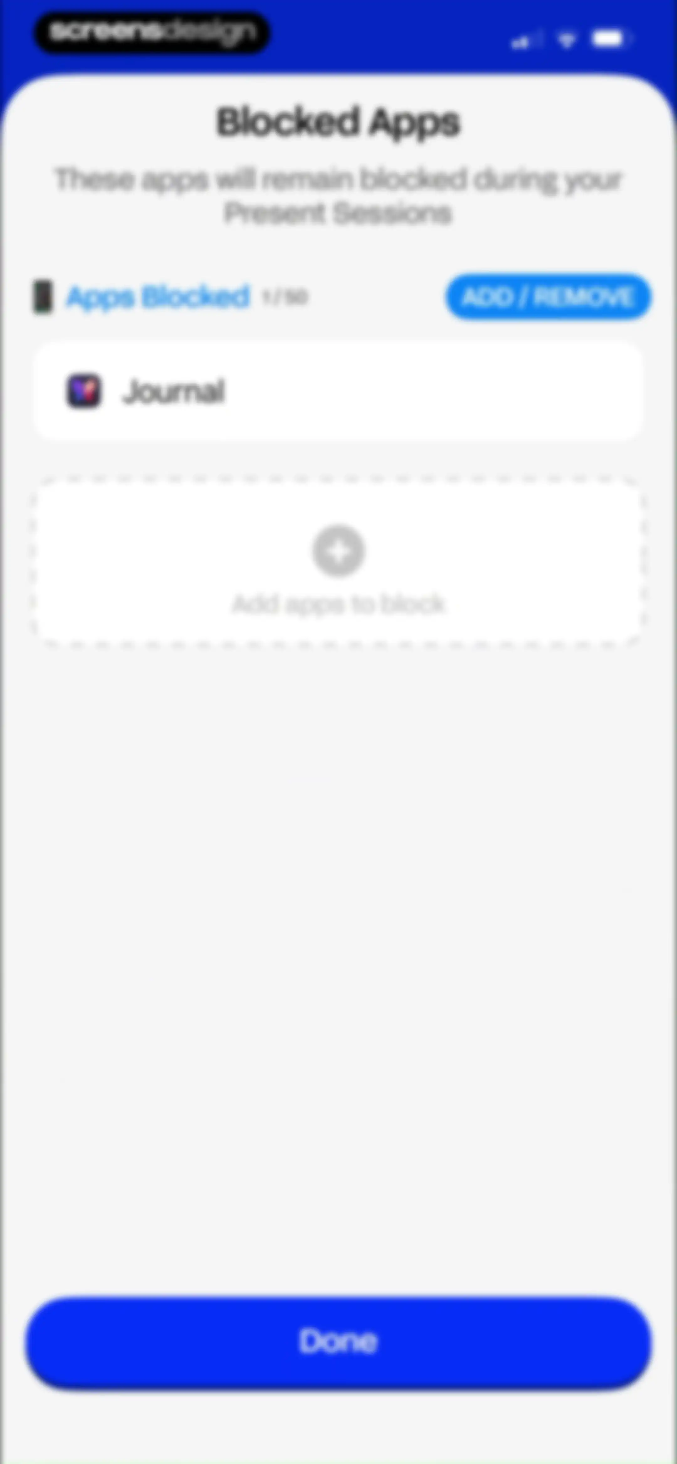 BePresent: Screen Time Control screen 62