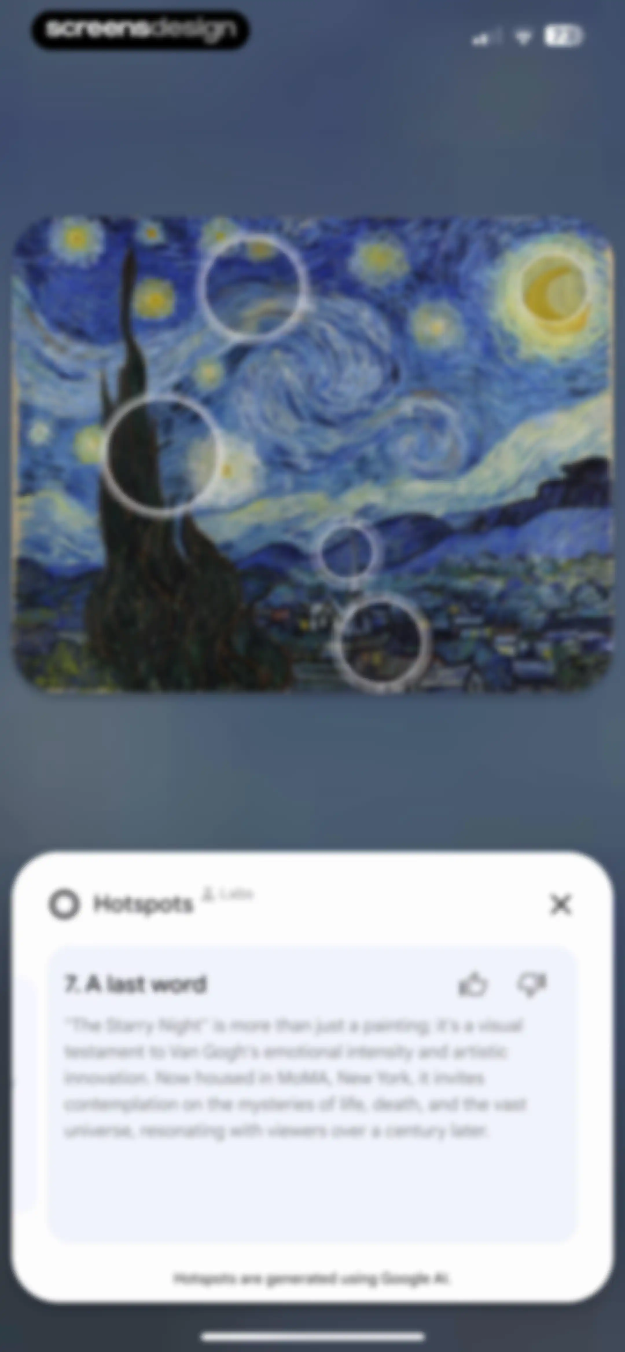 Google Arts & Culture screen 100