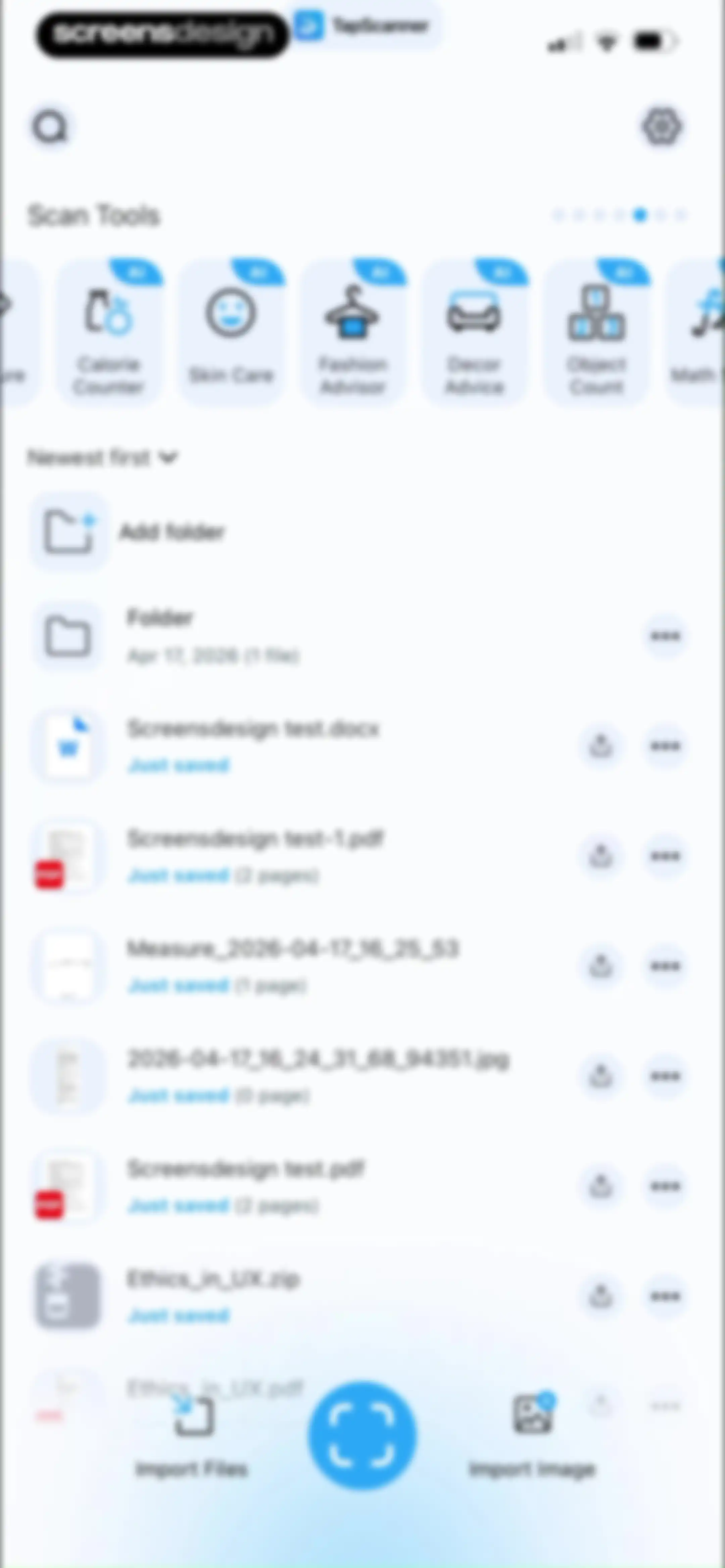 PDF Scanner App: TapScanner screen 117