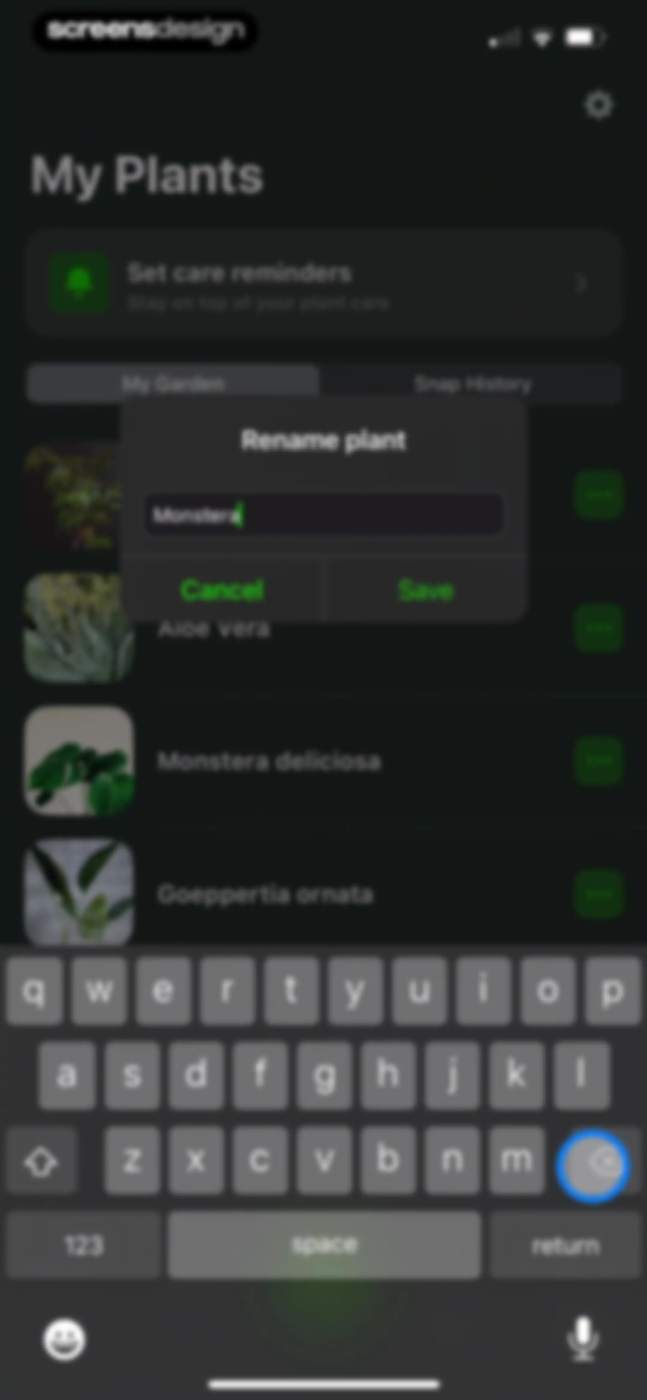 Plant Identifier & Care App screen 140