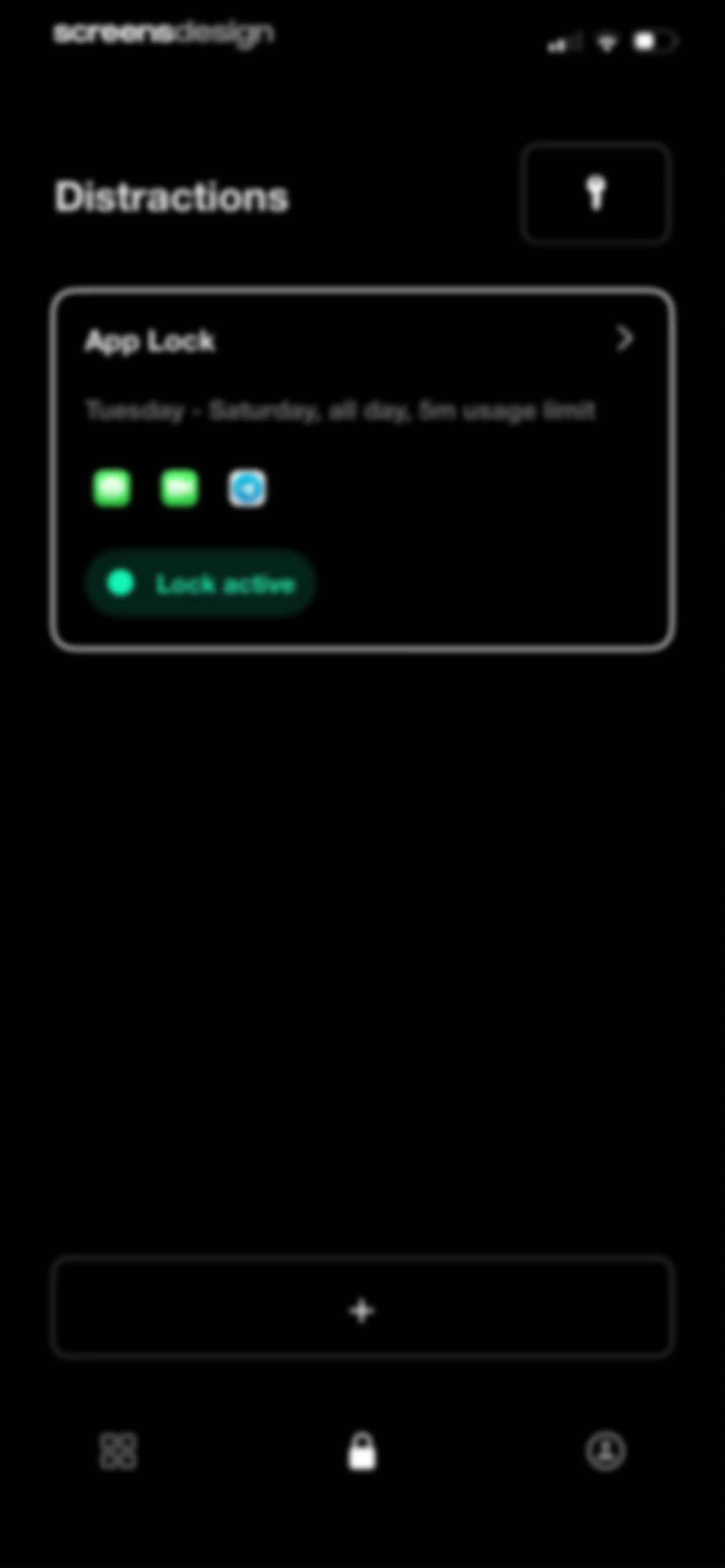 Blank Spaces Launcher screen 71