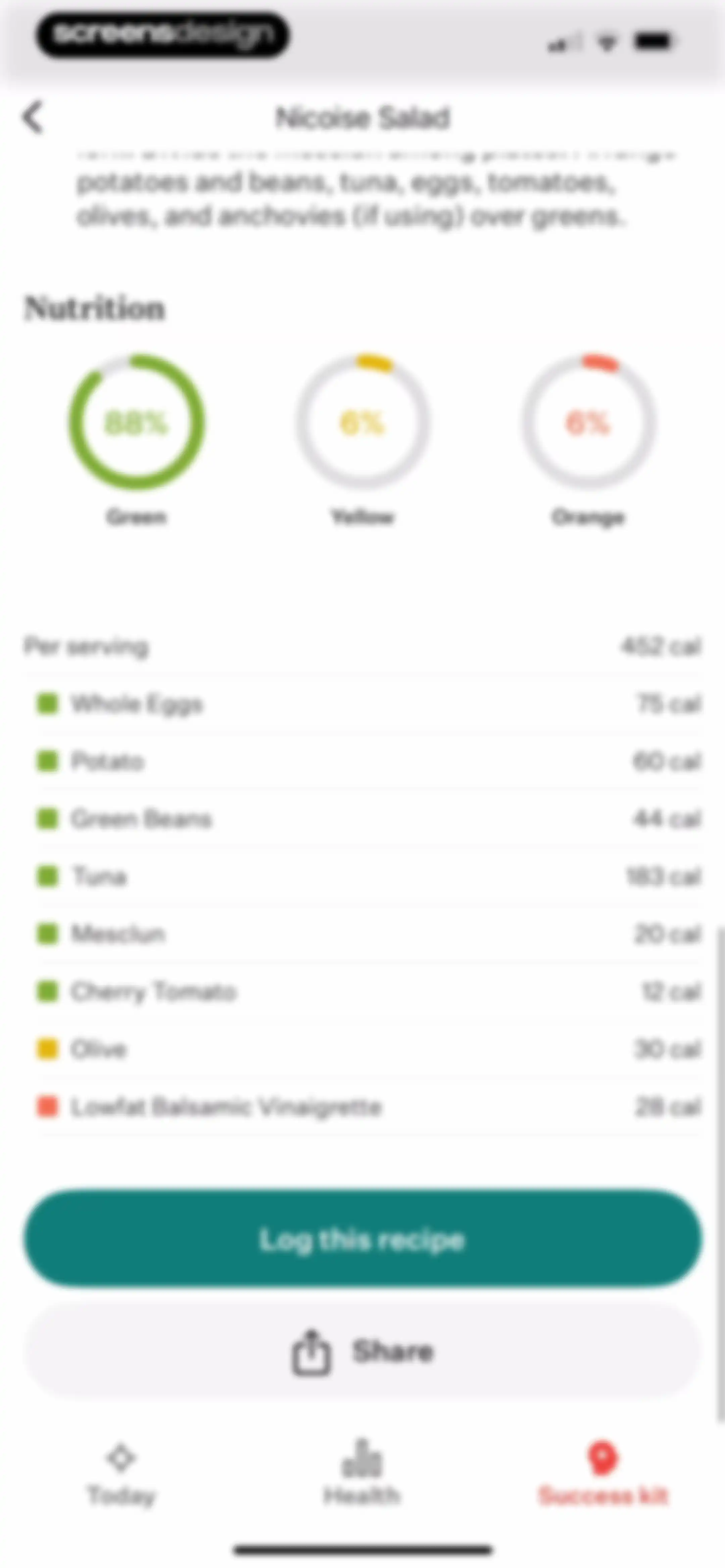 Noom Weight Loss, Food Tracker screen 295