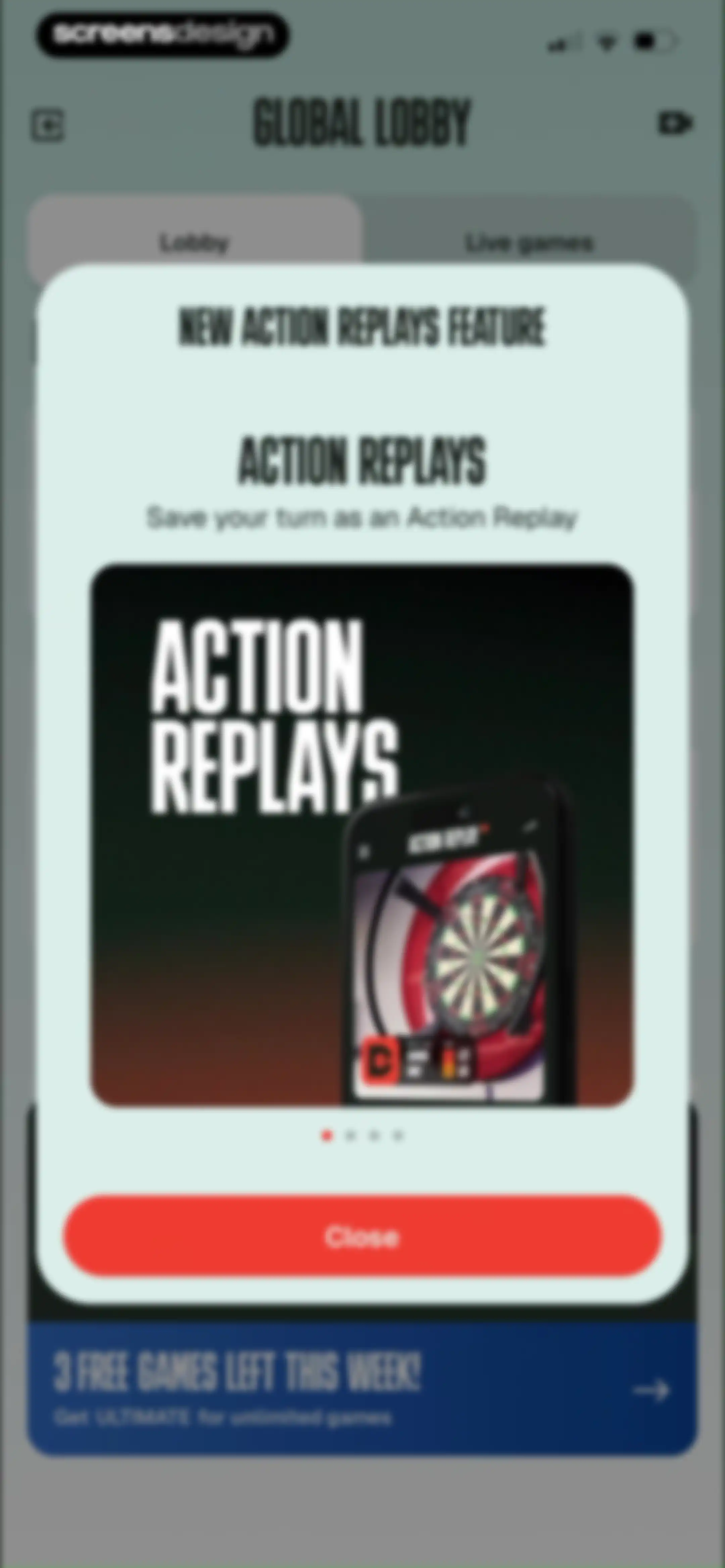 DartCounter screen 76