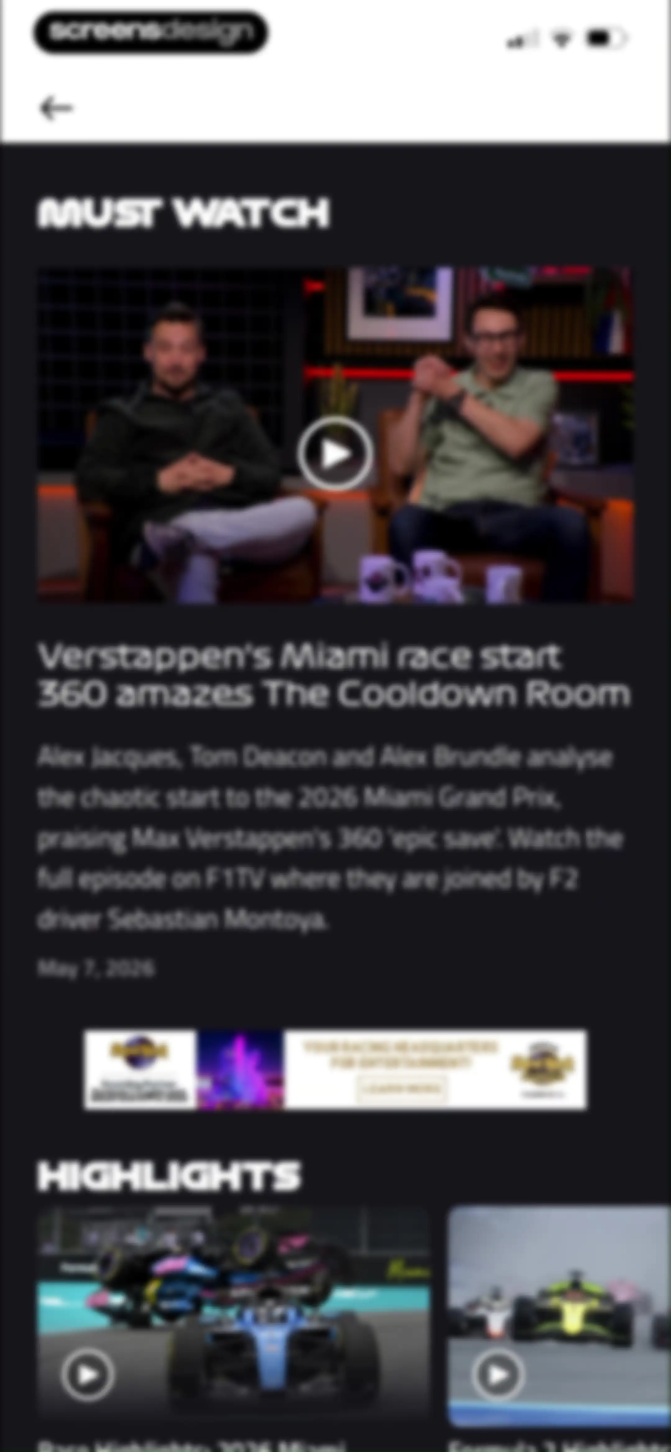 Formula 1® screen 58