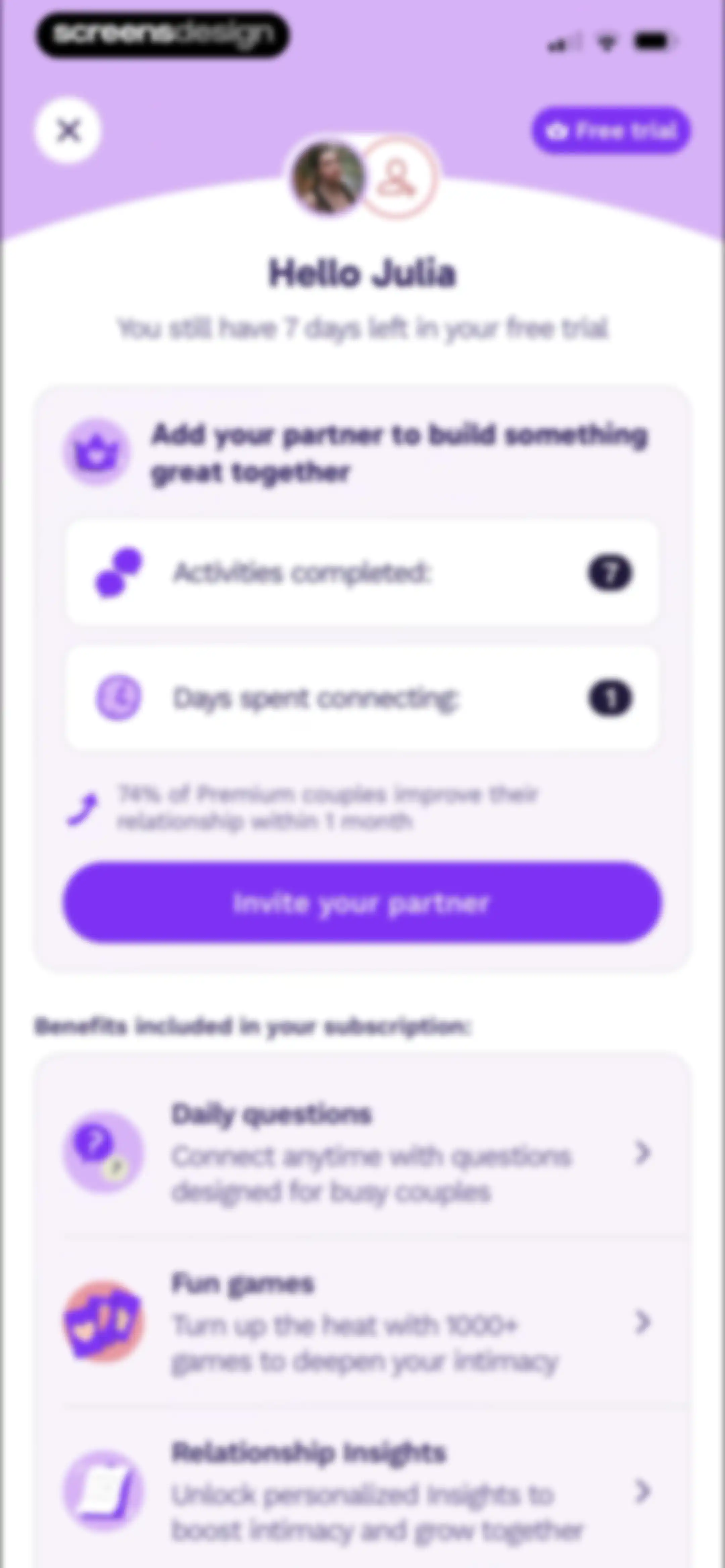 Paired: Couples & Relationship screen 164