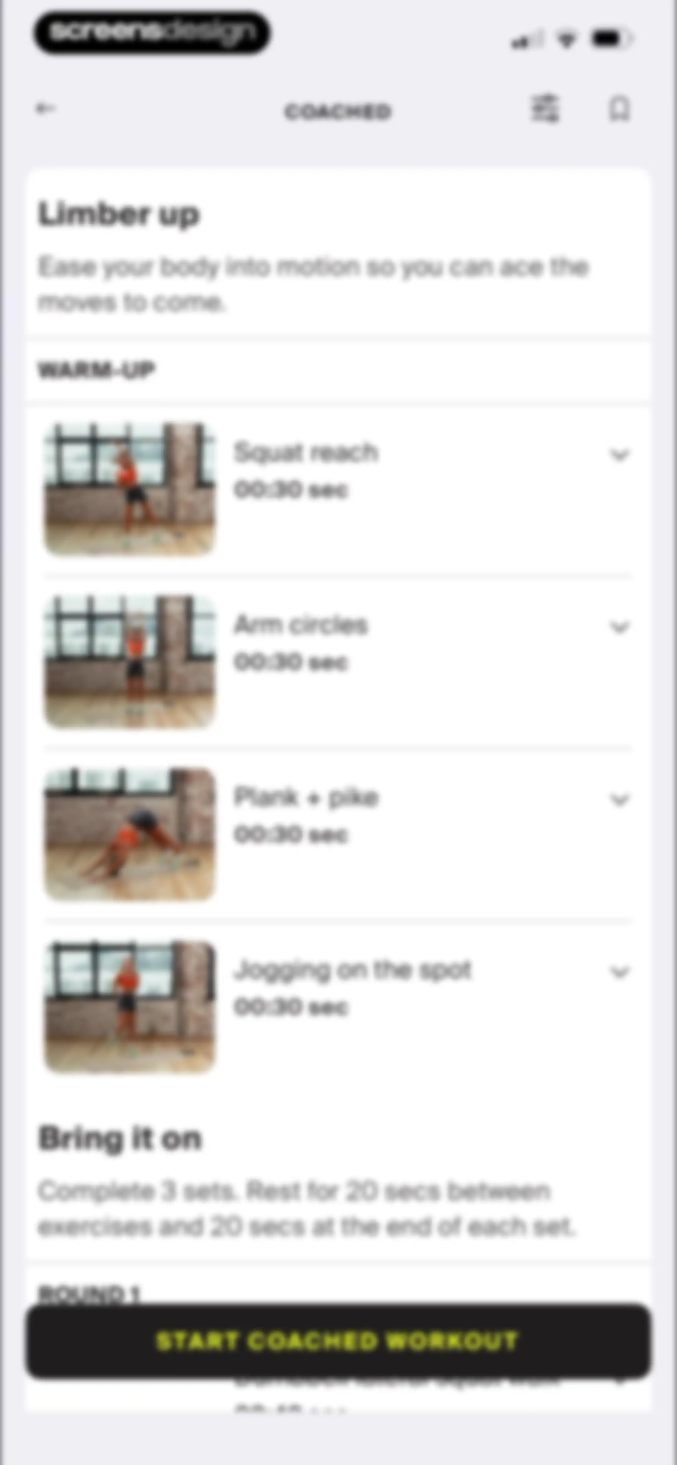 Centr: Strength & Fitness App screen 39