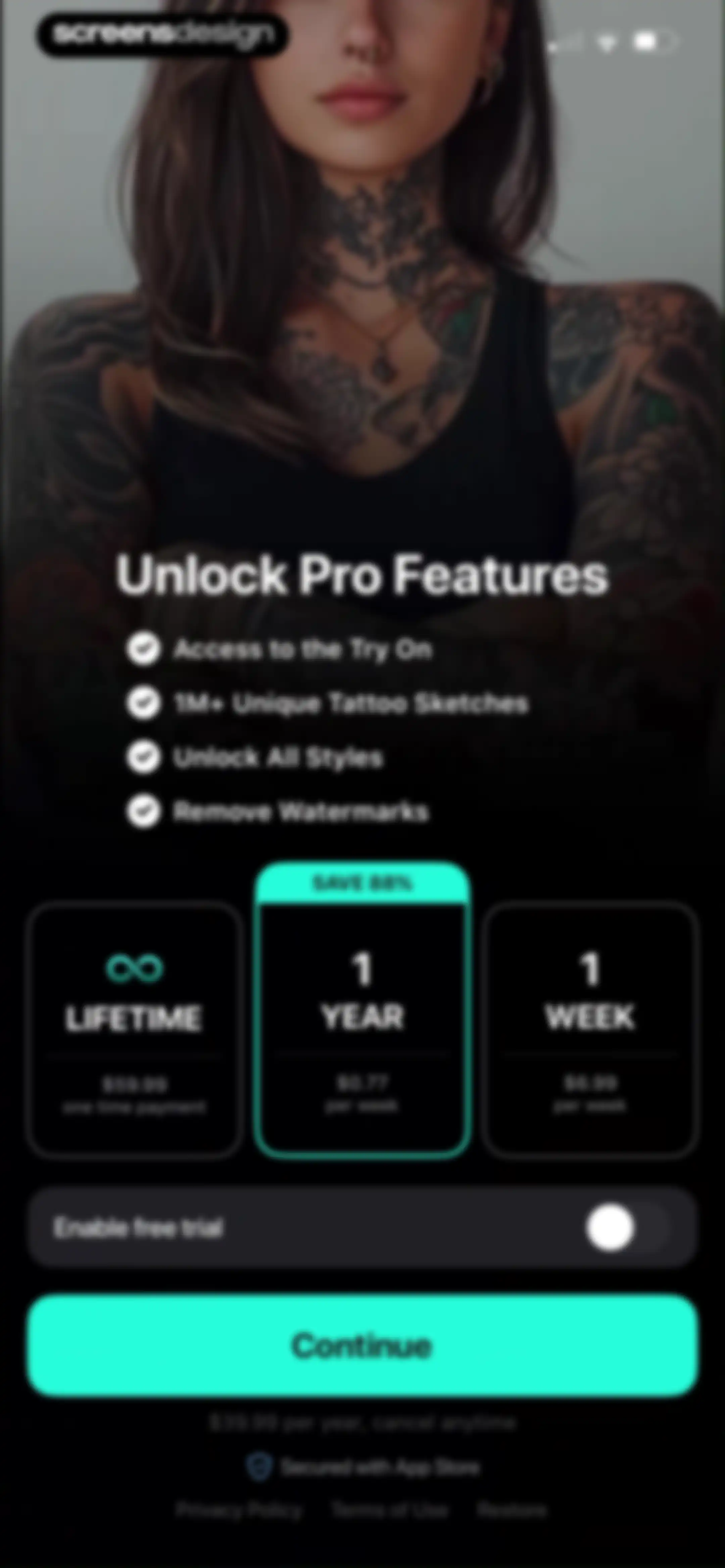 Tattoo AI Design Generator－Ink screen 12