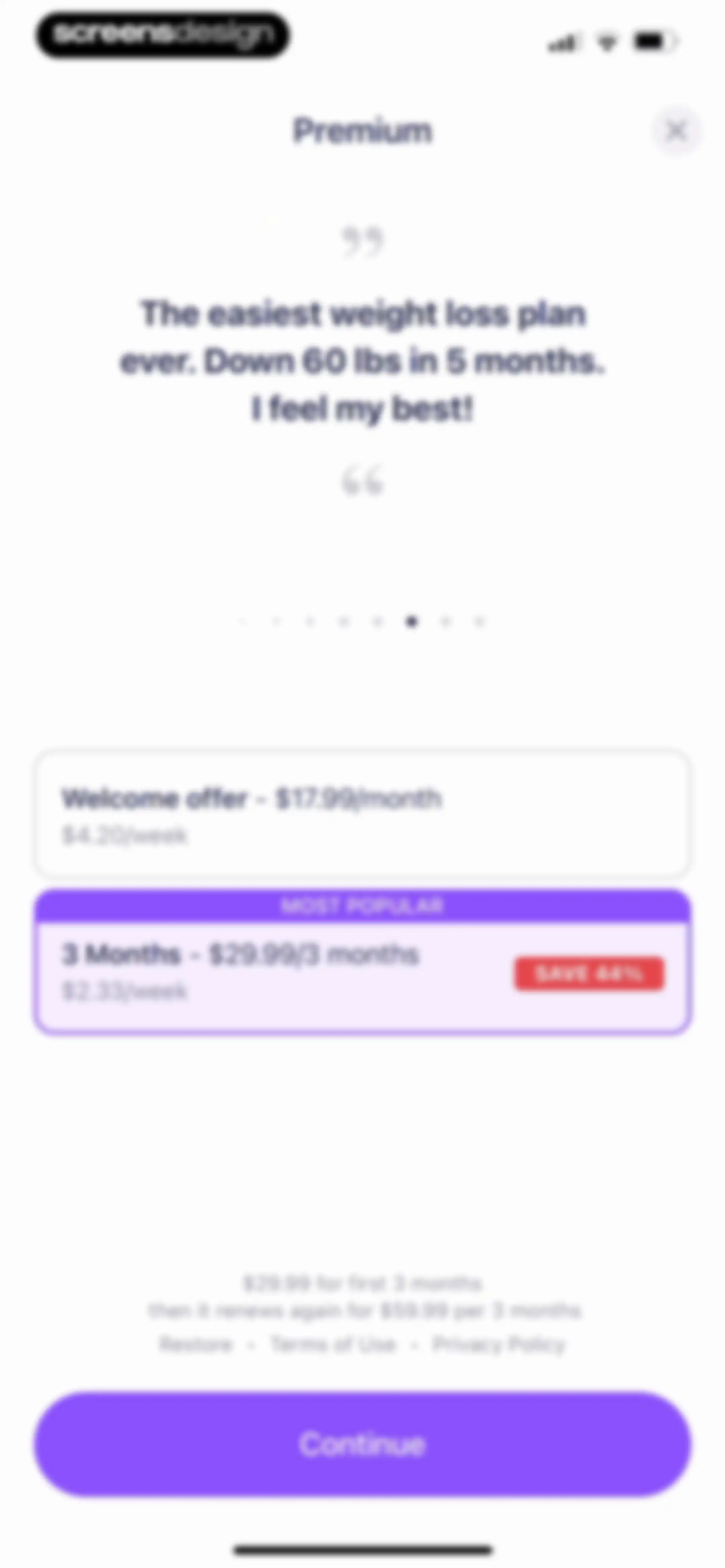 Simple: AI Weight Loss Coach screen 69
