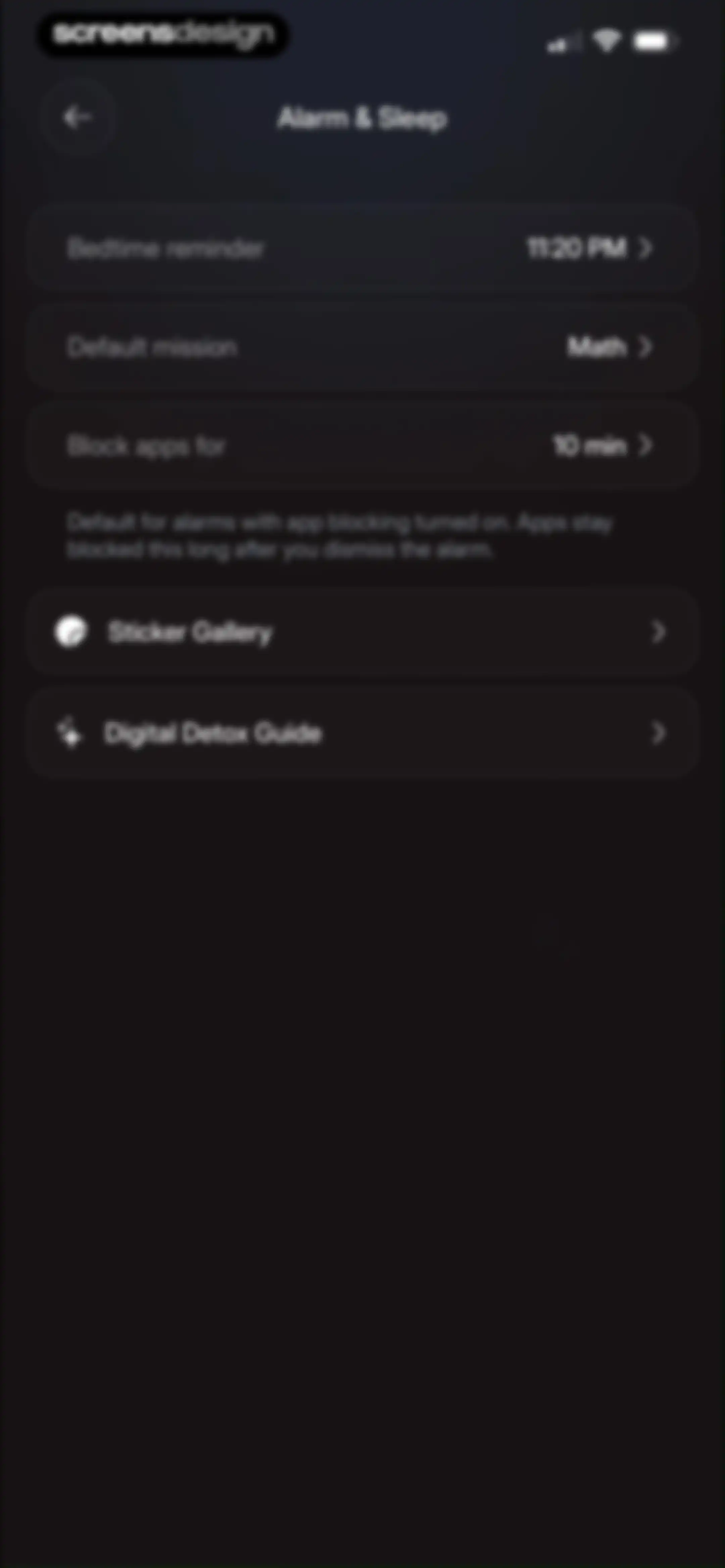 Flow - Wake Up screen 100