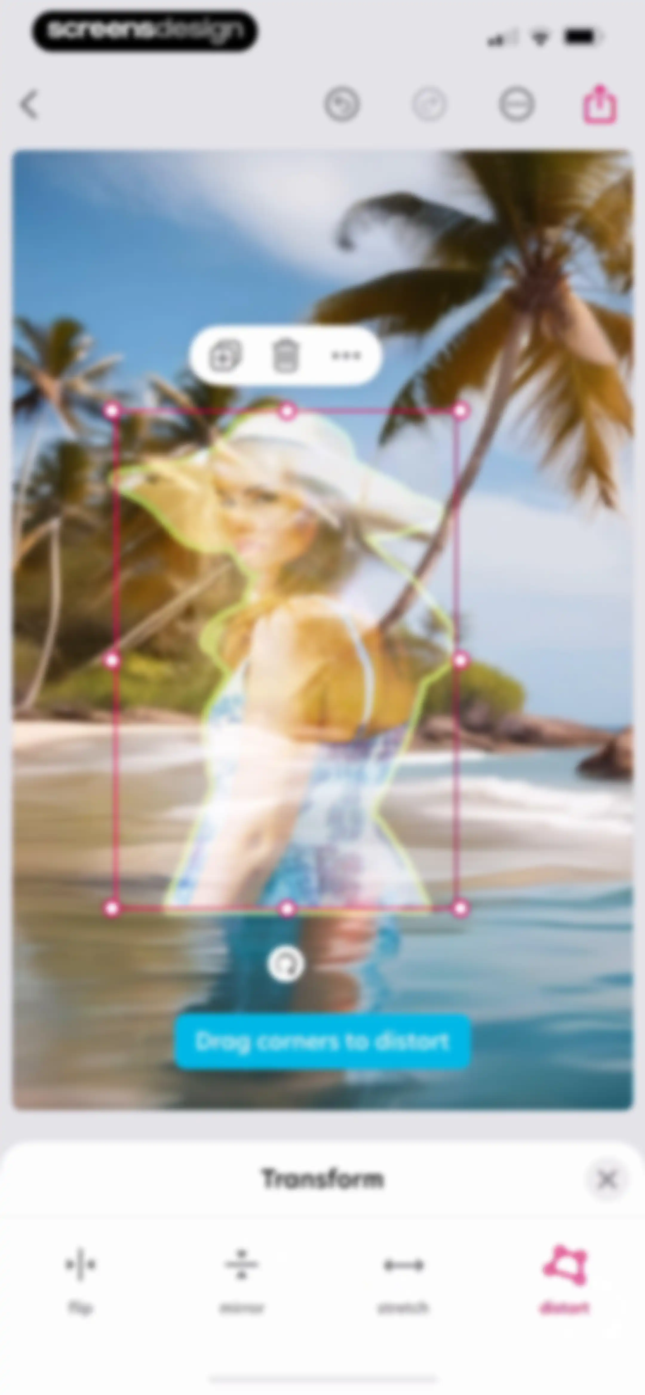 Bazaart AI Photo Editor Design screen 95