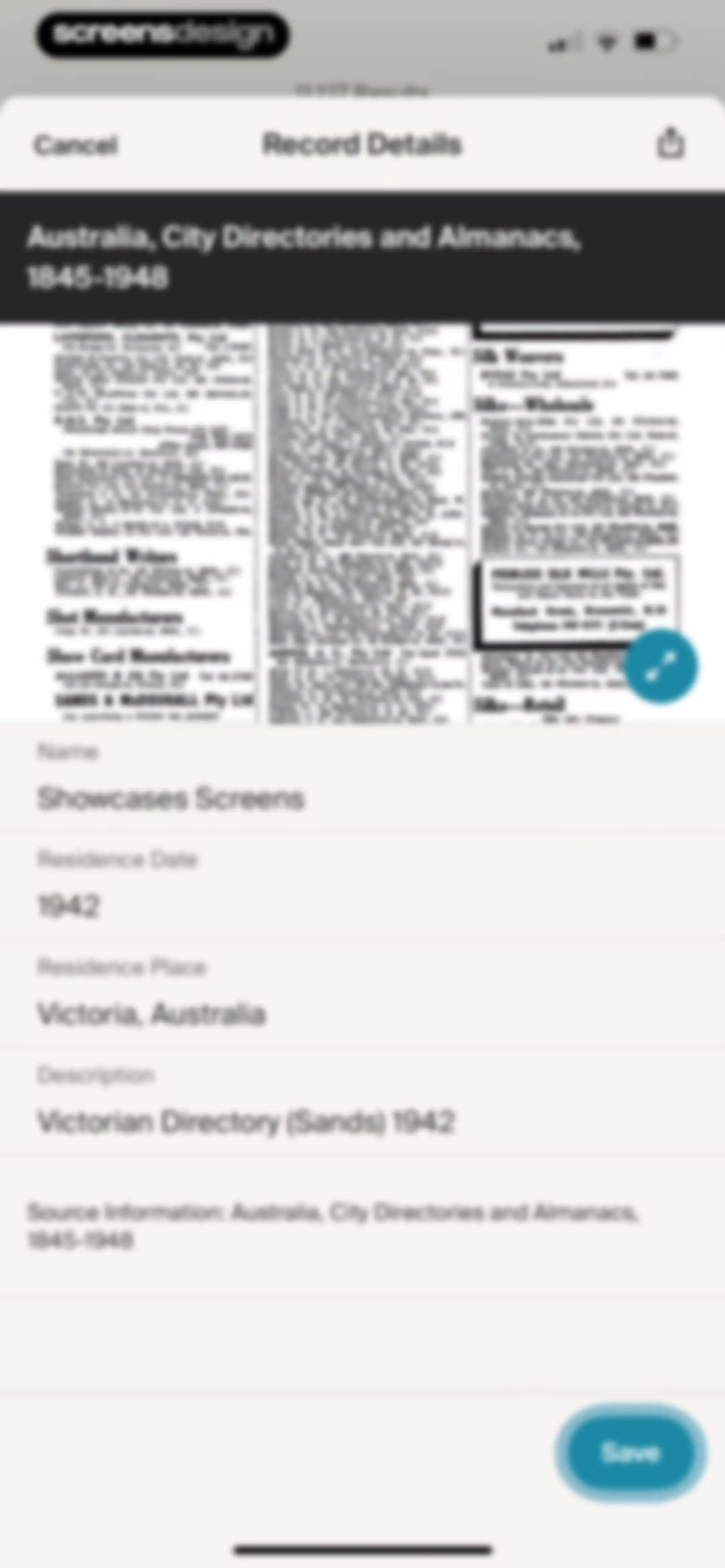 Ancestry: Family History & DNA screen 198