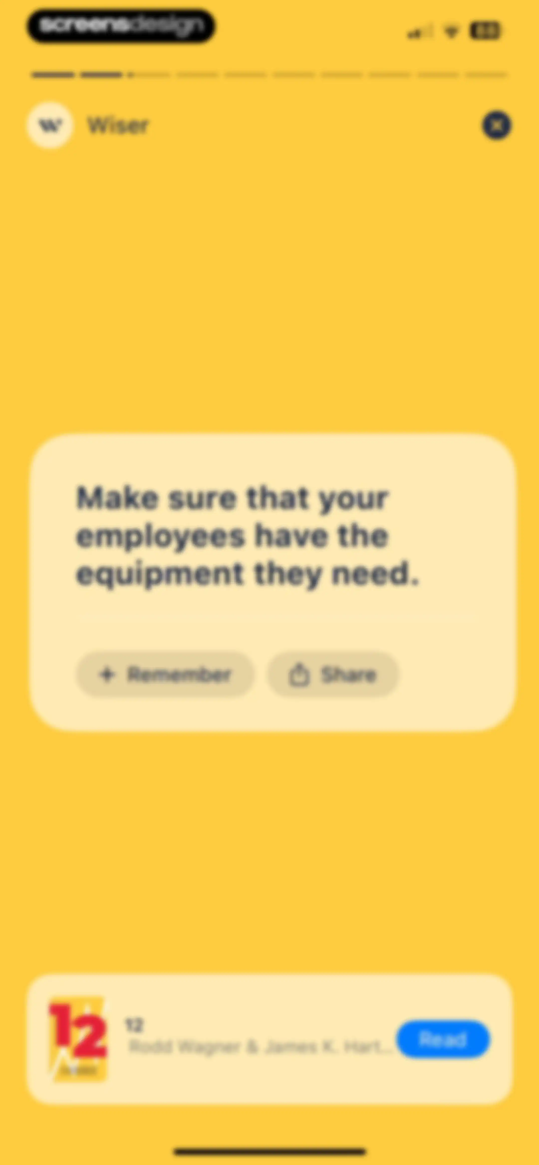 Wiser: Bite-Sized Learning screen 75