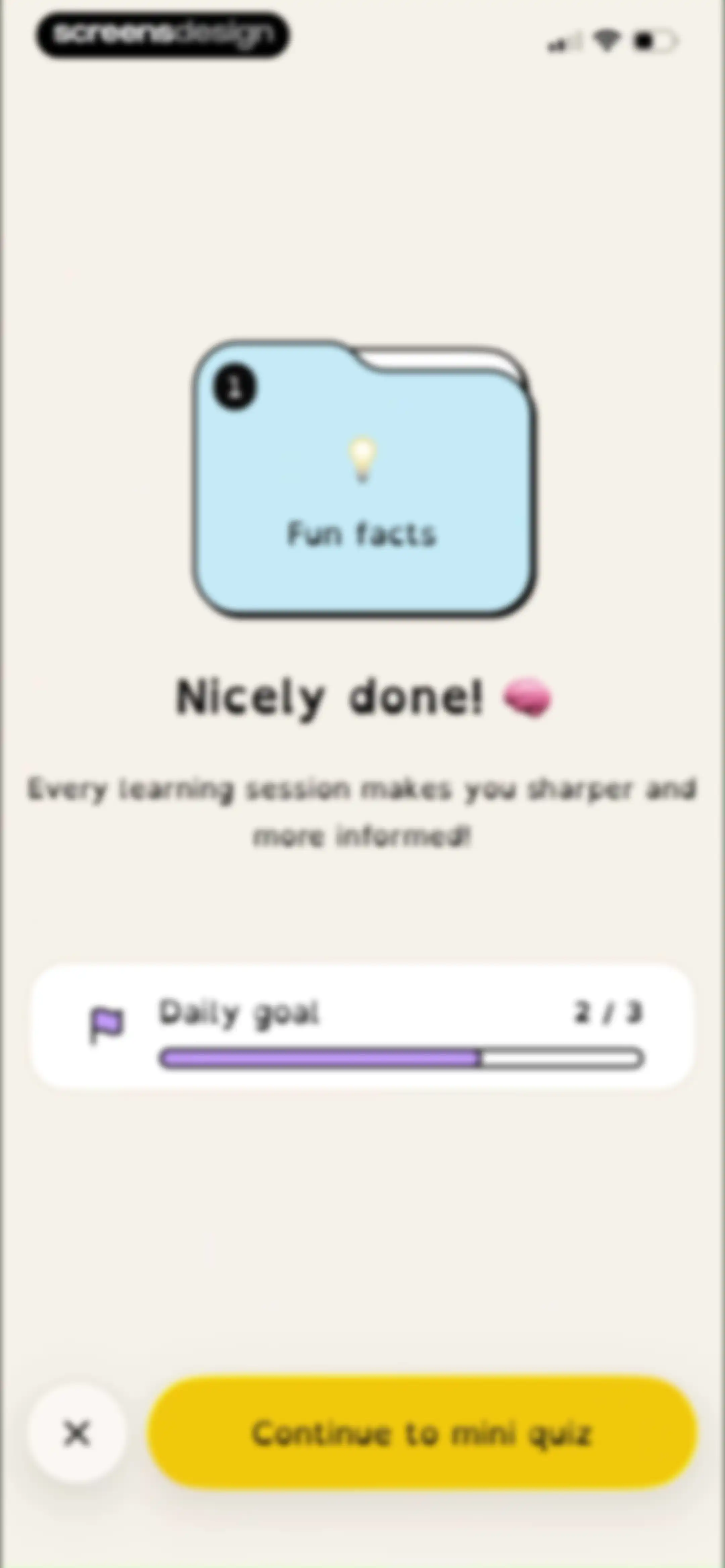 GenK: Daily Learning & Quiz screen 62