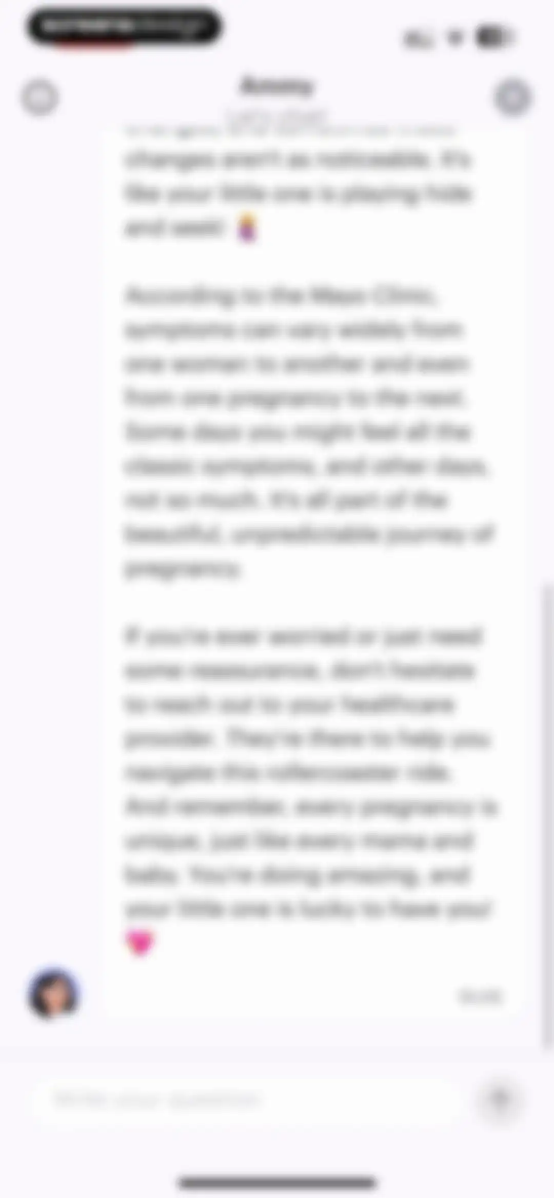 amma: Pregnancy & Baby Tracker screen 94